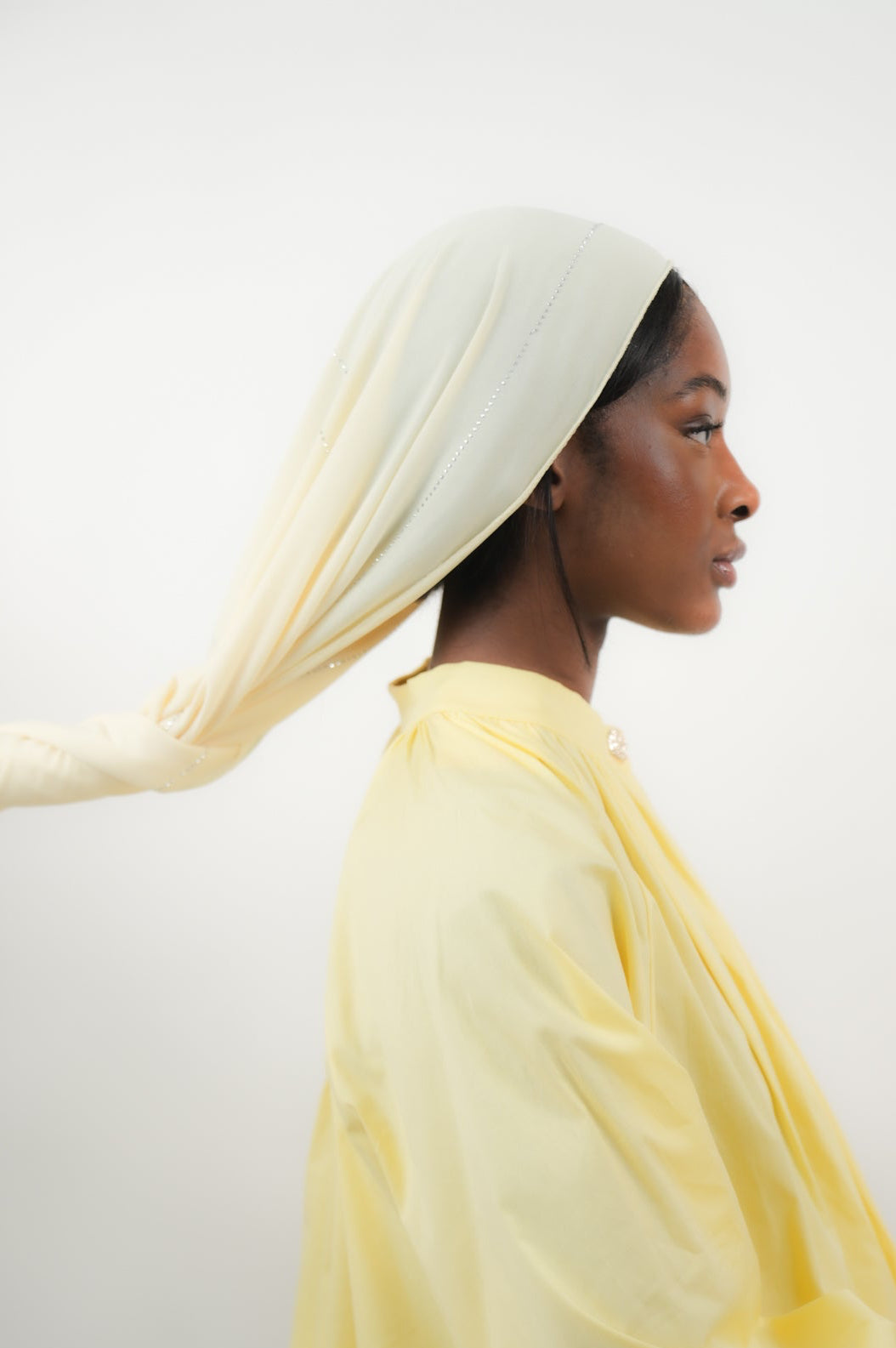 Hijab jersey premium avec strass