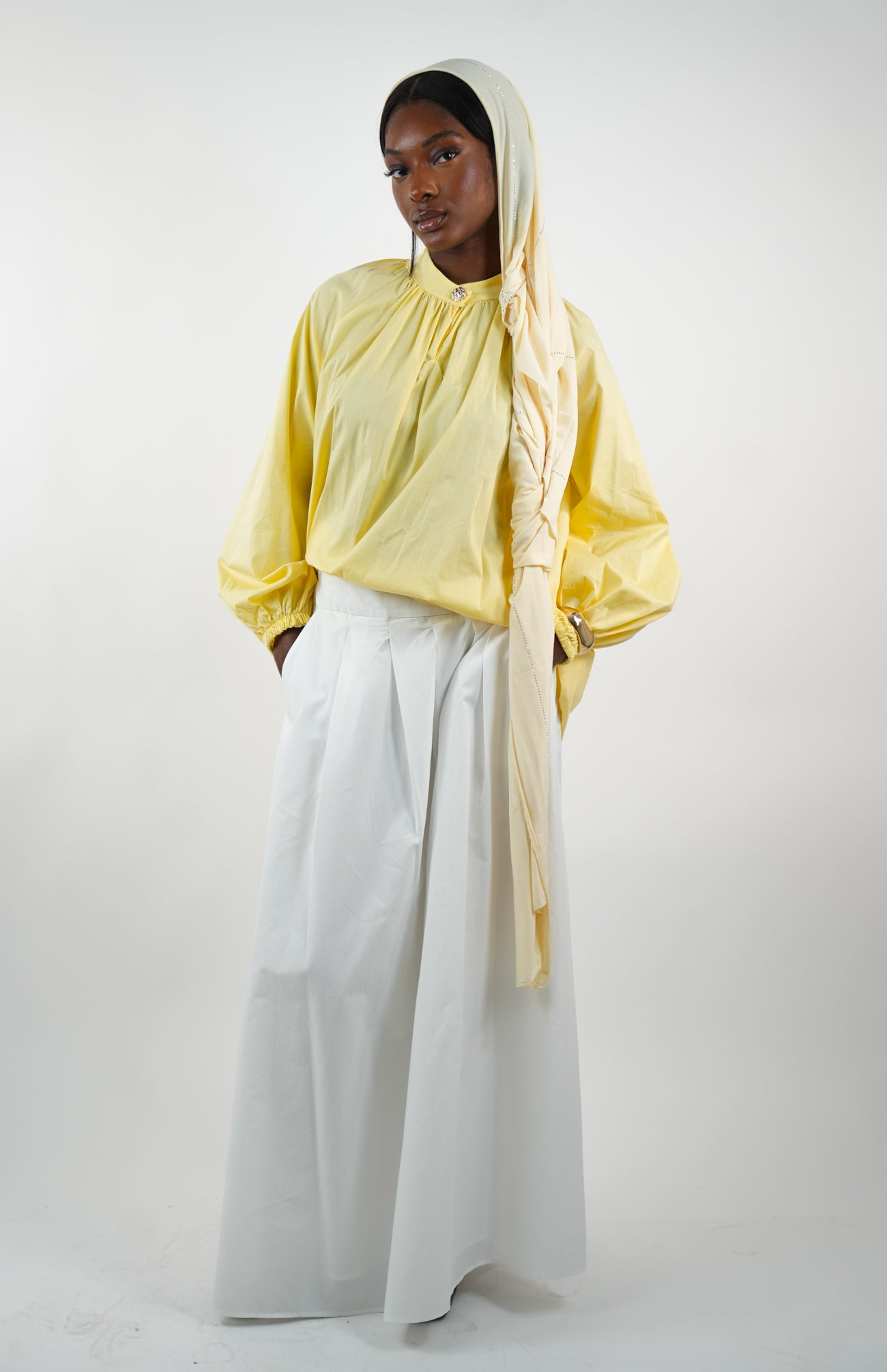 Jupe longue trapèze