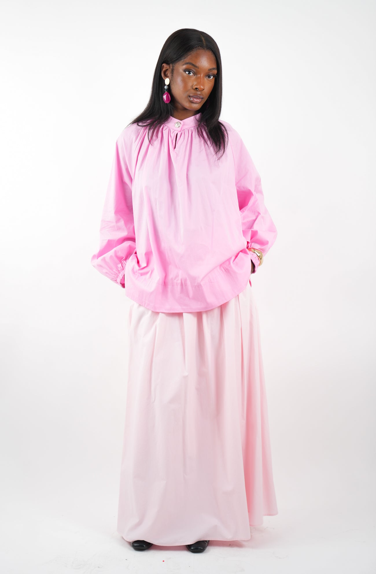 Jupe longue trapèze