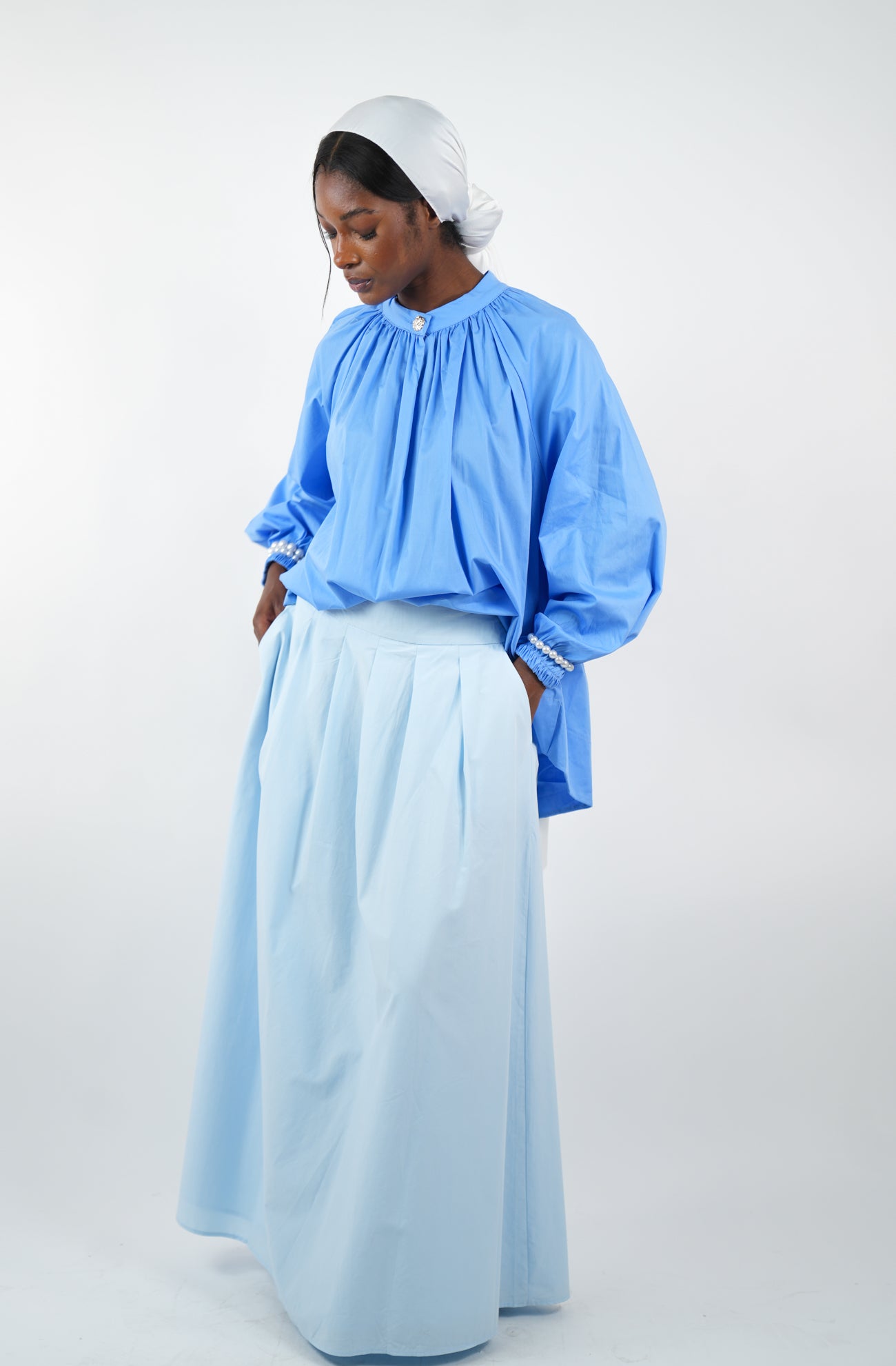 Jupe longue trapèze