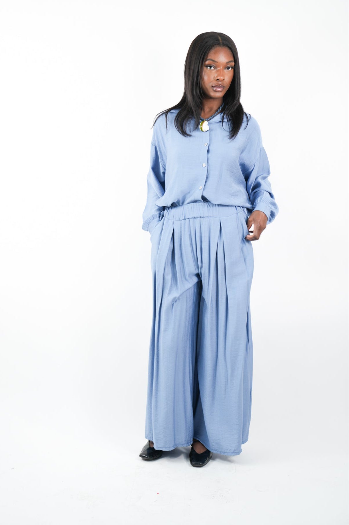 Ensemble chemise & Pantalon Palazzo