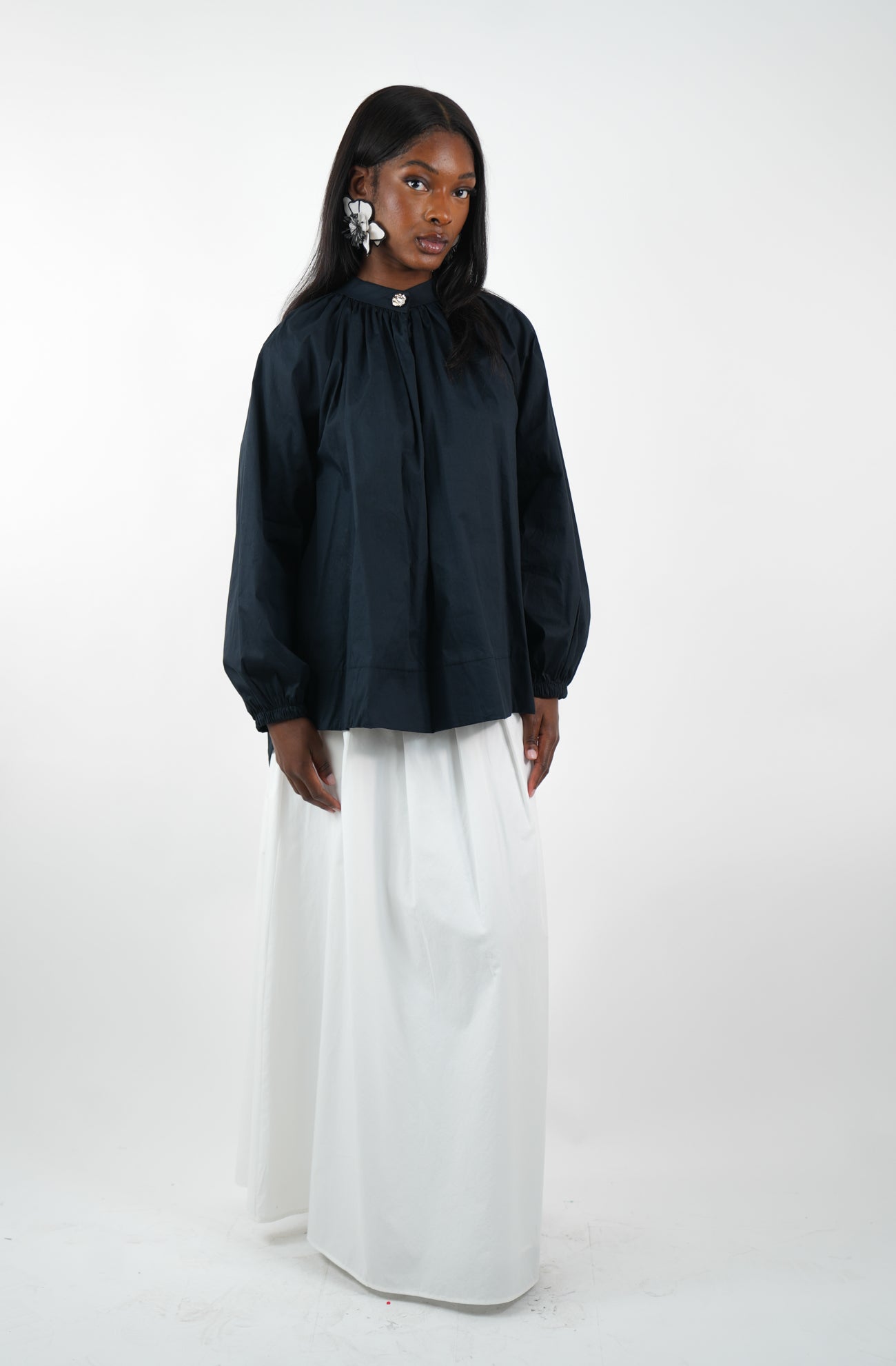 Jupe longue trapèze