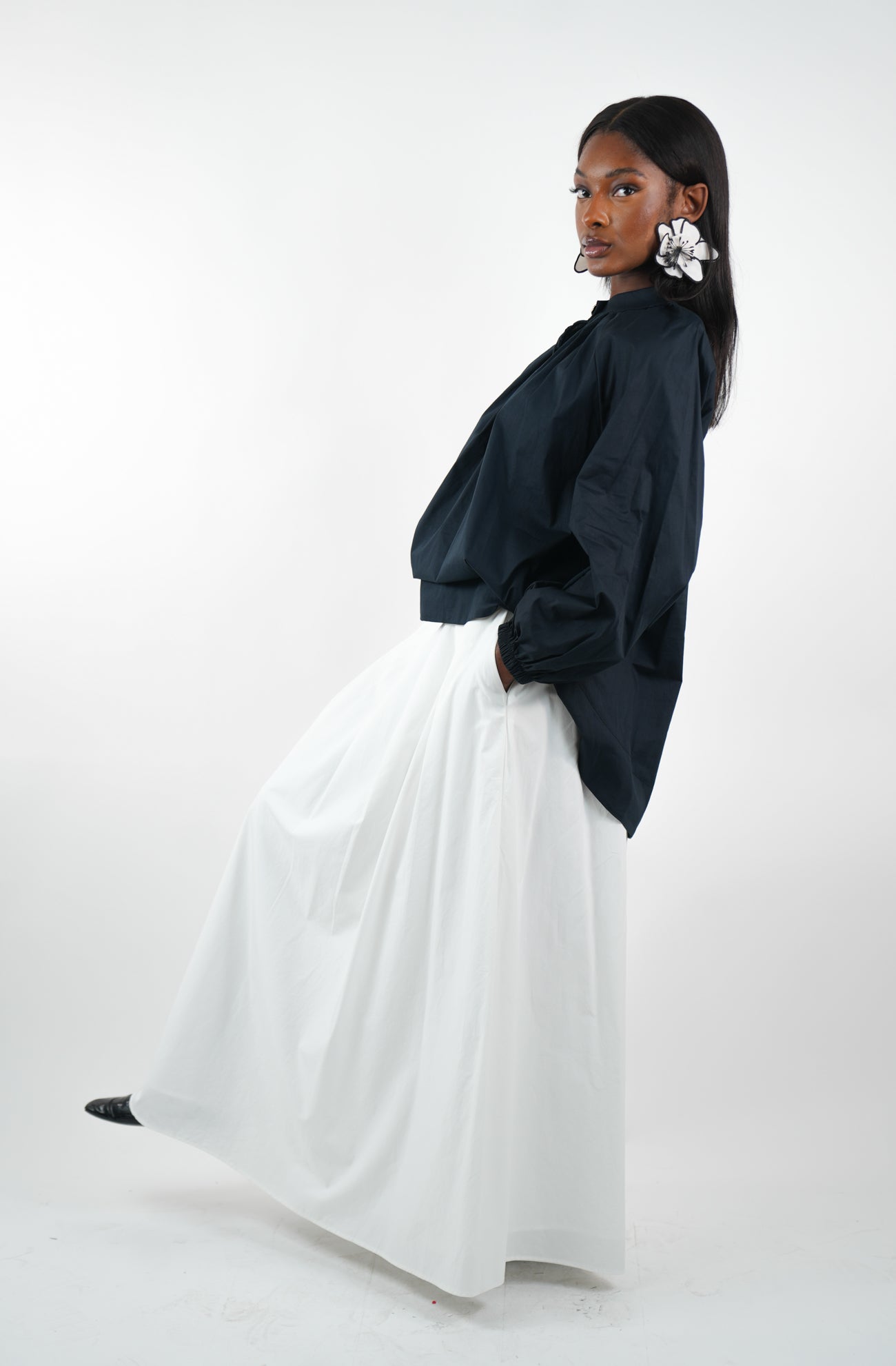 Jupe longue trapèze