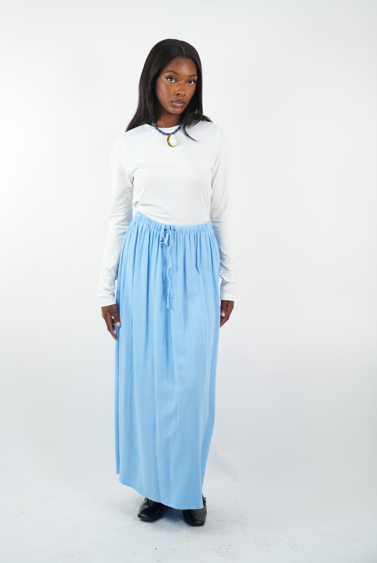 Jupe longue structuré