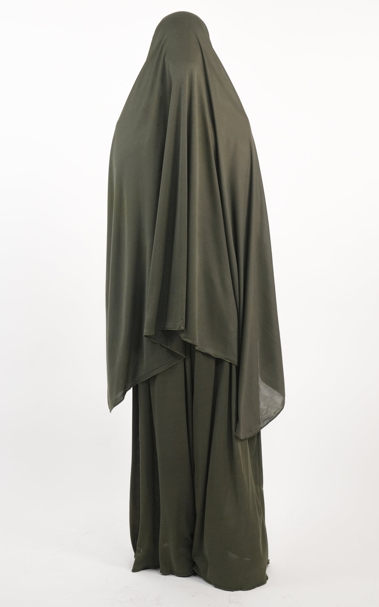 Ensemble khimar et jupe en jersey léger