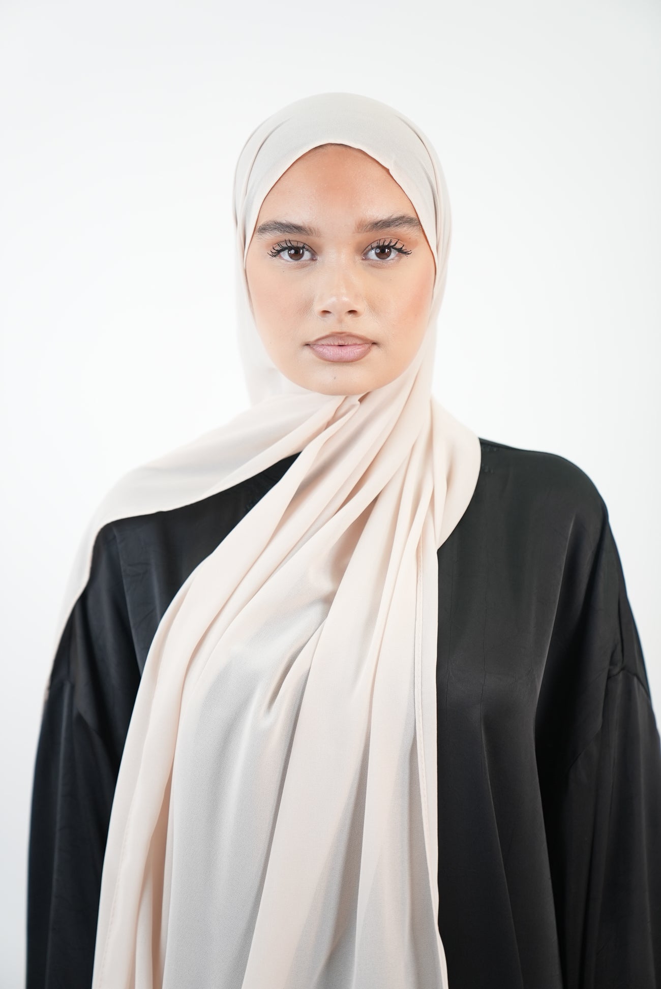 Hijab Mousseline opaque
