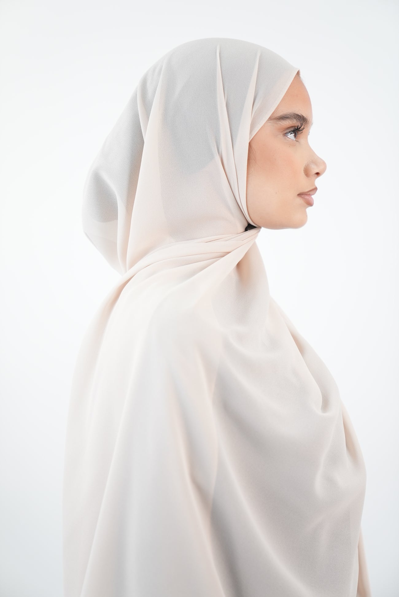 Hijab Mousseline opaque