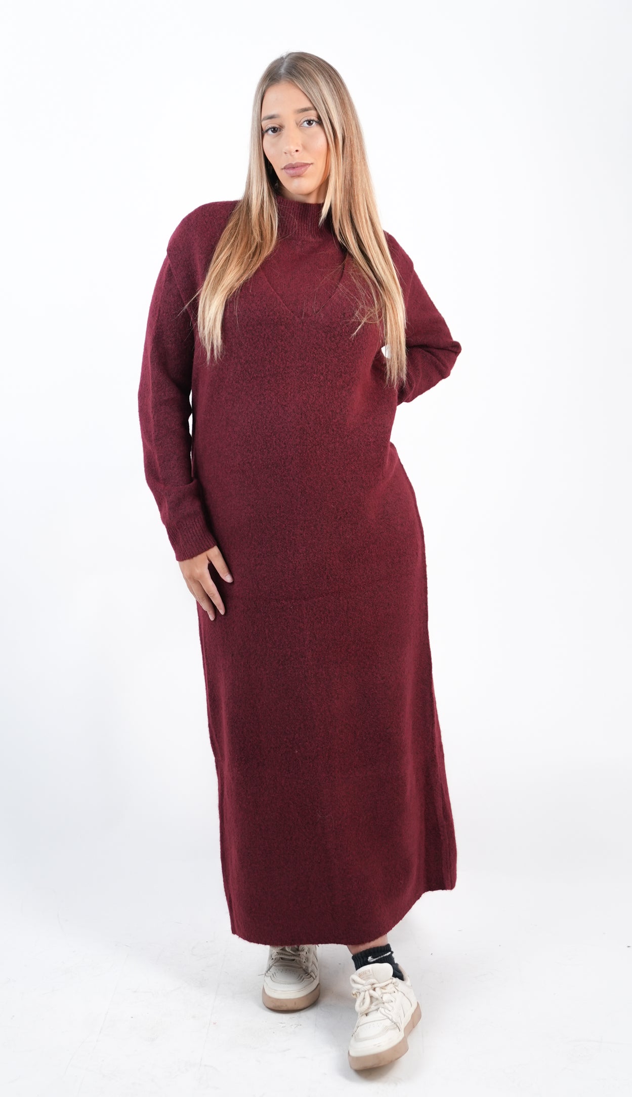 Ensemble pull et robe sans manches