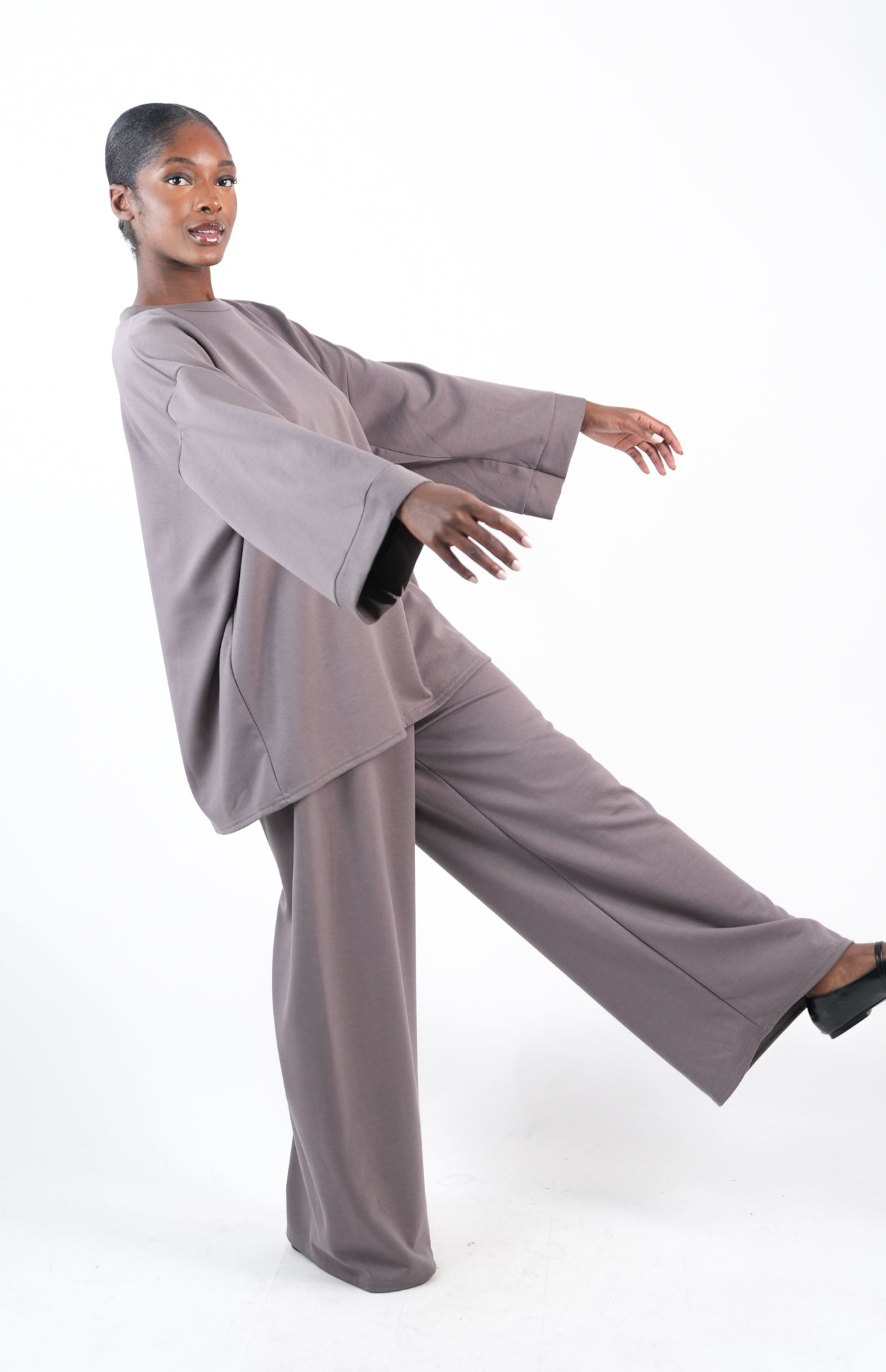 Ensemble jogging coupe droite