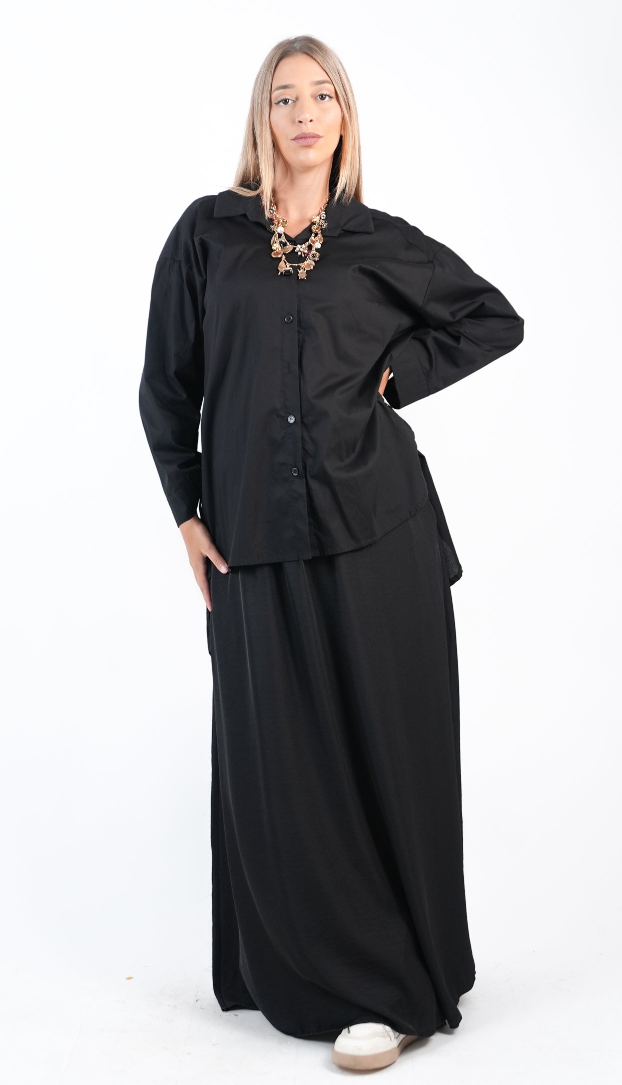 Chemise ample jouable sur les cotés