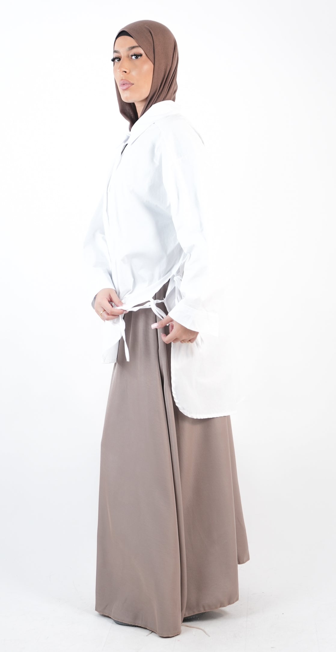 Chemise ample jouable sur les cotés