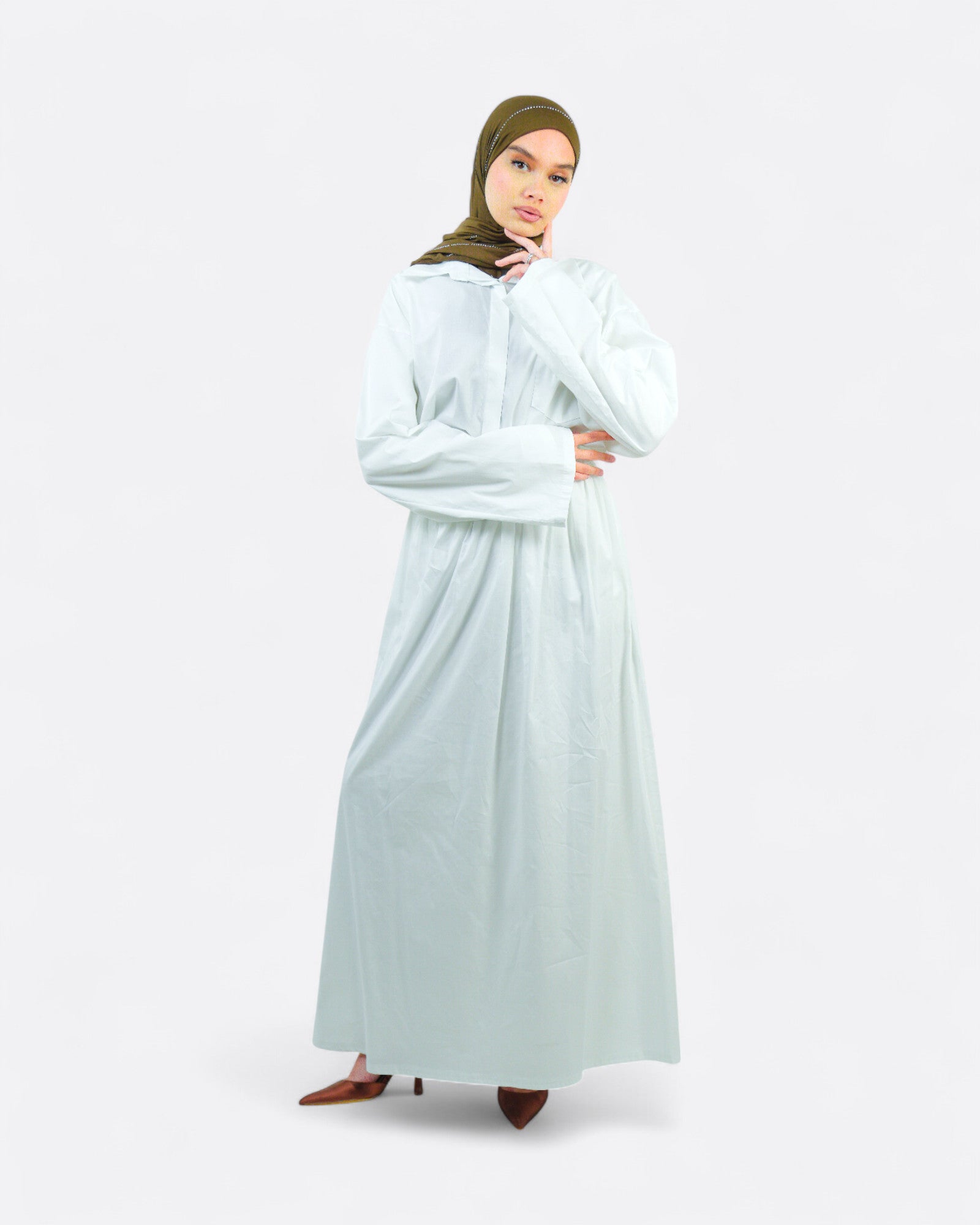 Ensemble Jupe et chemise tendance en Coton