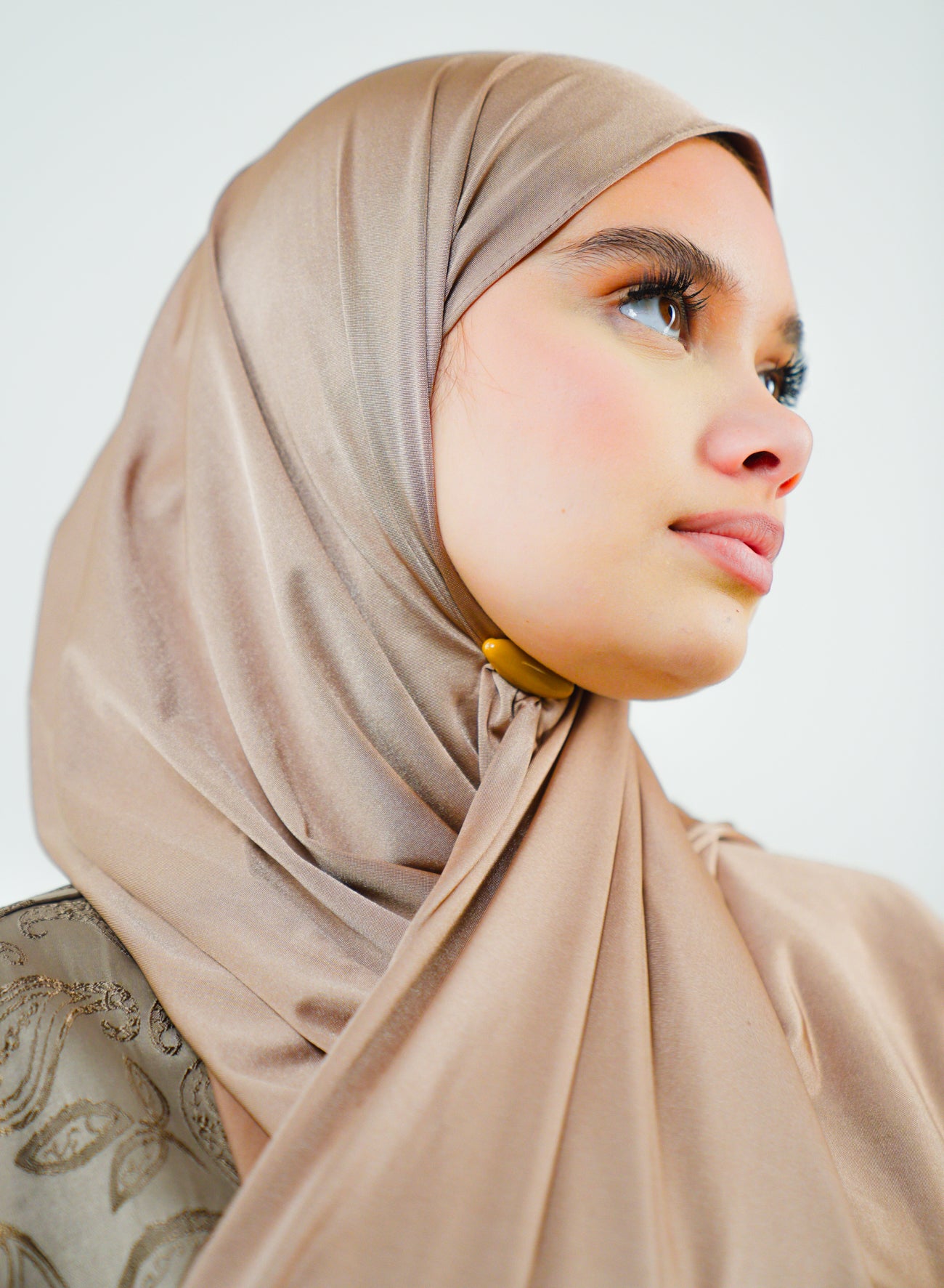 Hijab jersey premium effet satiné