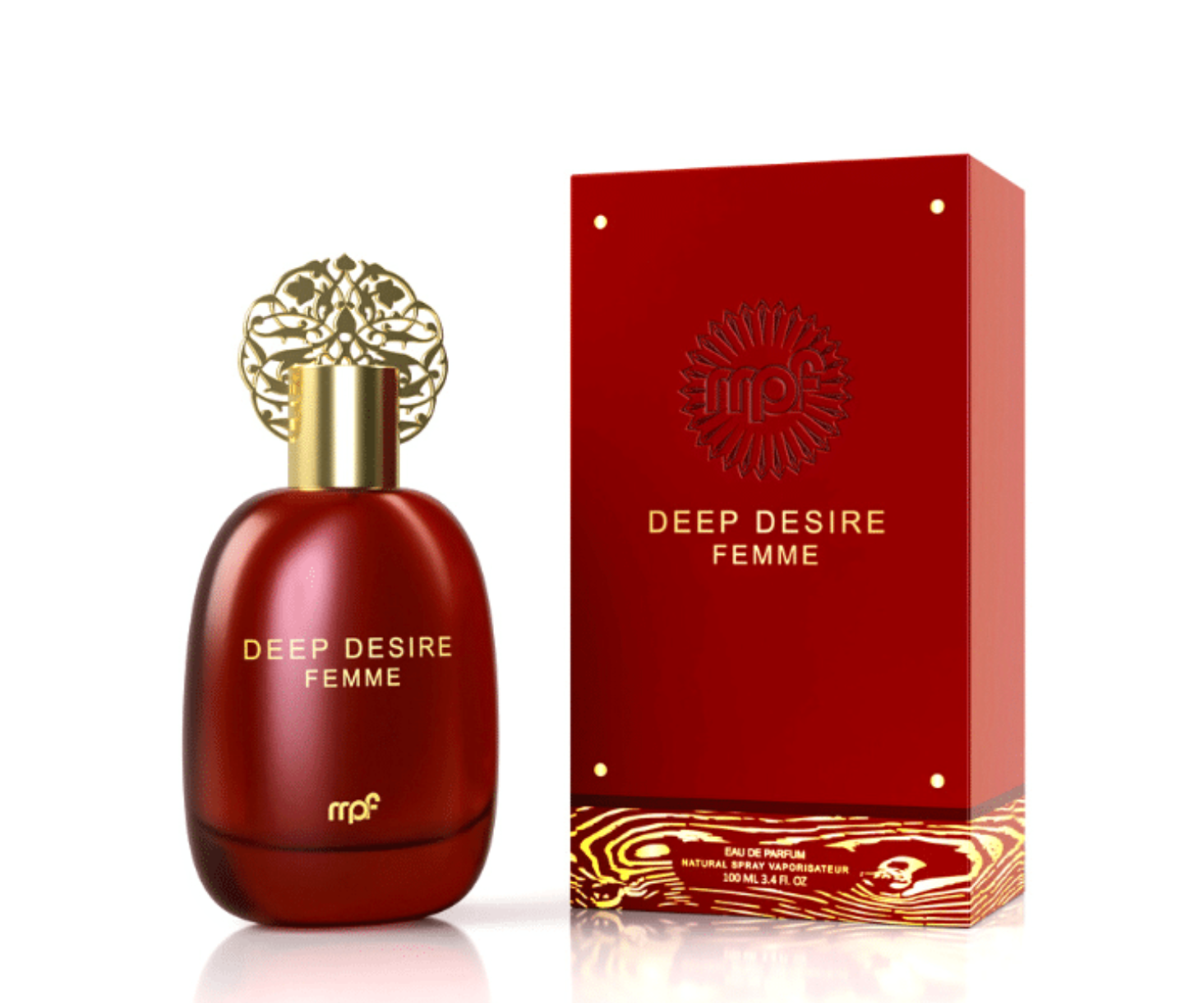 Deep Desire Femme, le parfum - My perfumes – essence précieuse dans un flacon raffiné