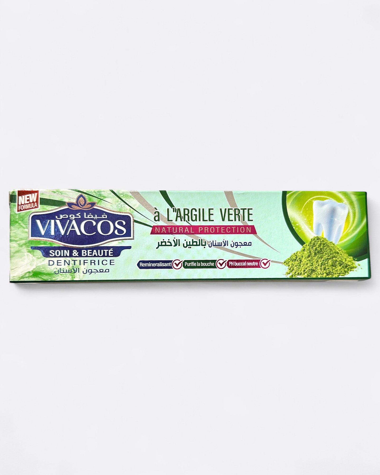 Dentifrice à l'argile verte - Vivacos - 100 g