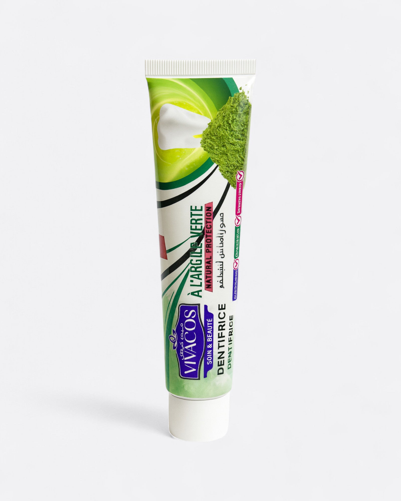 Dentifrice à l'argile verte - Vivacos - 100 g