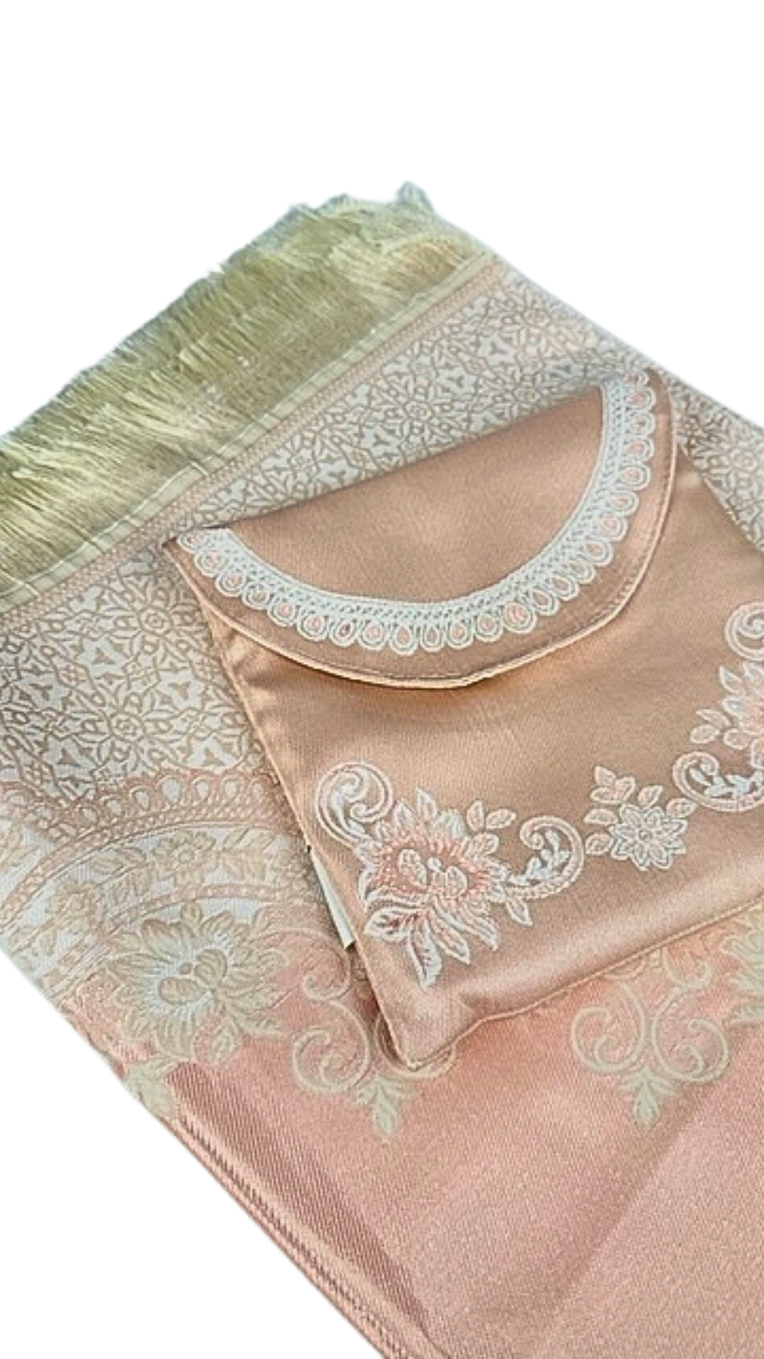 Tapis de prière en poche effet Soie – objet de foi et de tradition musulmane