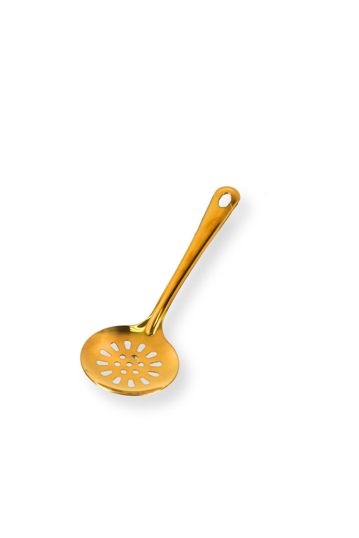 Petit écumoire doré  en acier inoxydable – produit proposé sur Souk Dubaï