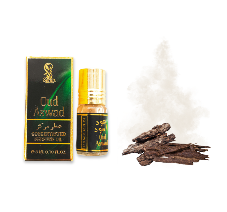 Musc 3 ML Oud Aswad - Sarah Créations – senteur douce et persistante aux accents d'Orient