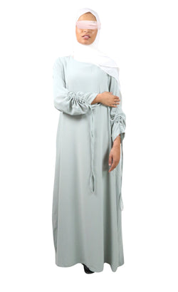 Abaya ample manches à plisser