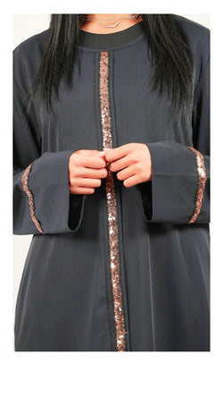 Abaya à strass