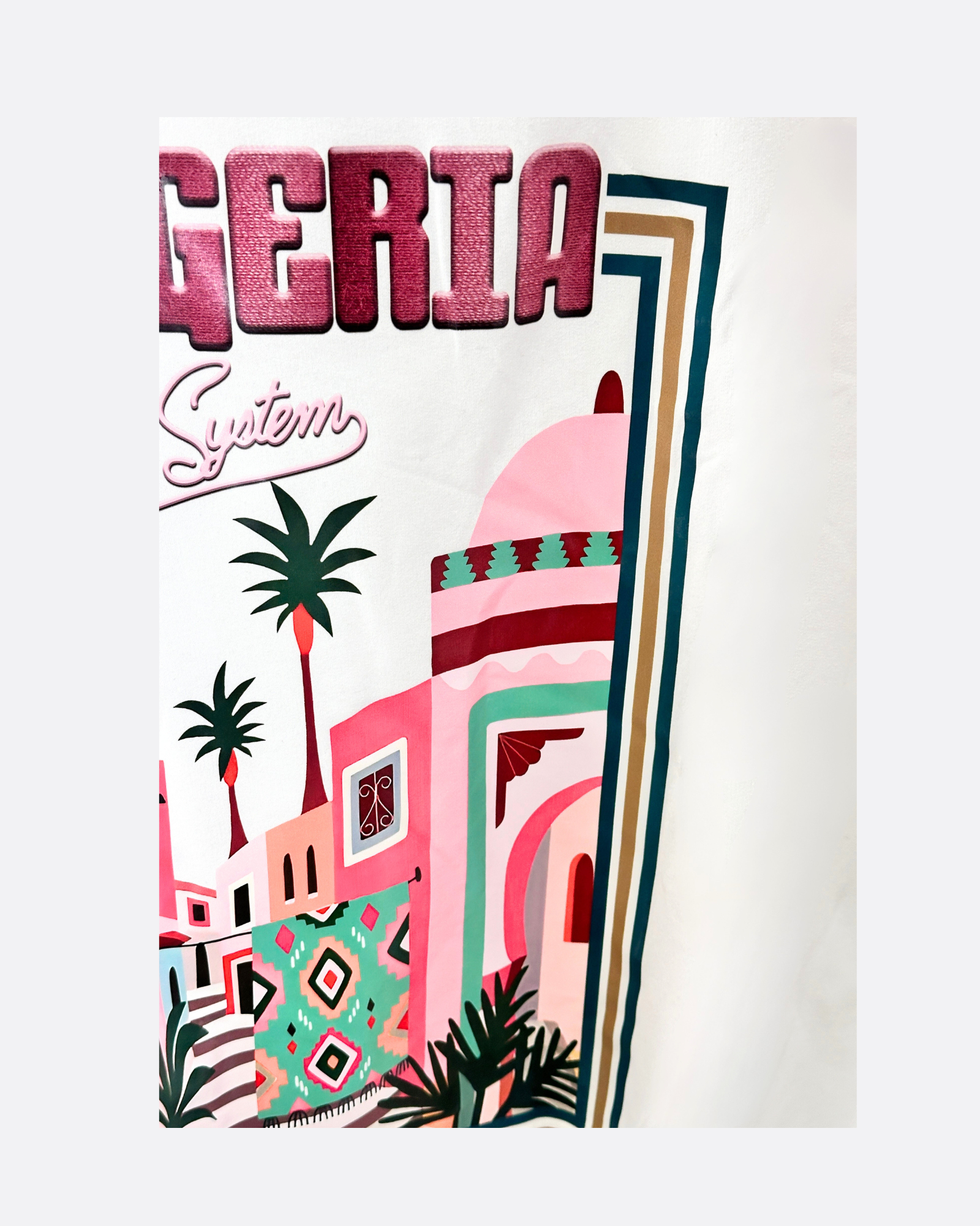 T-shirt unisexe "Algérie" – Style graphiques orientales