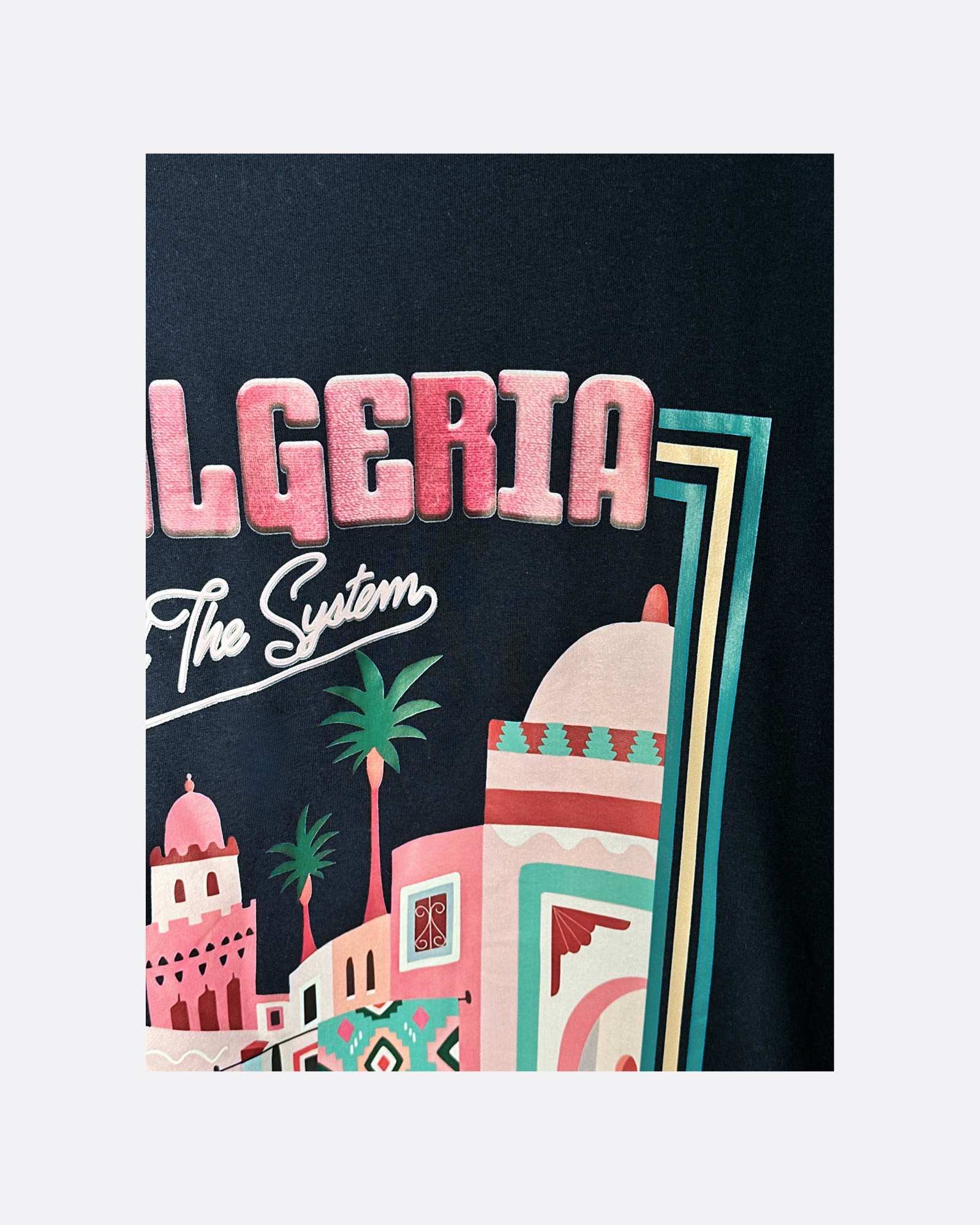 T-shirt unisexe "Algérie" – Style graphiques orientales