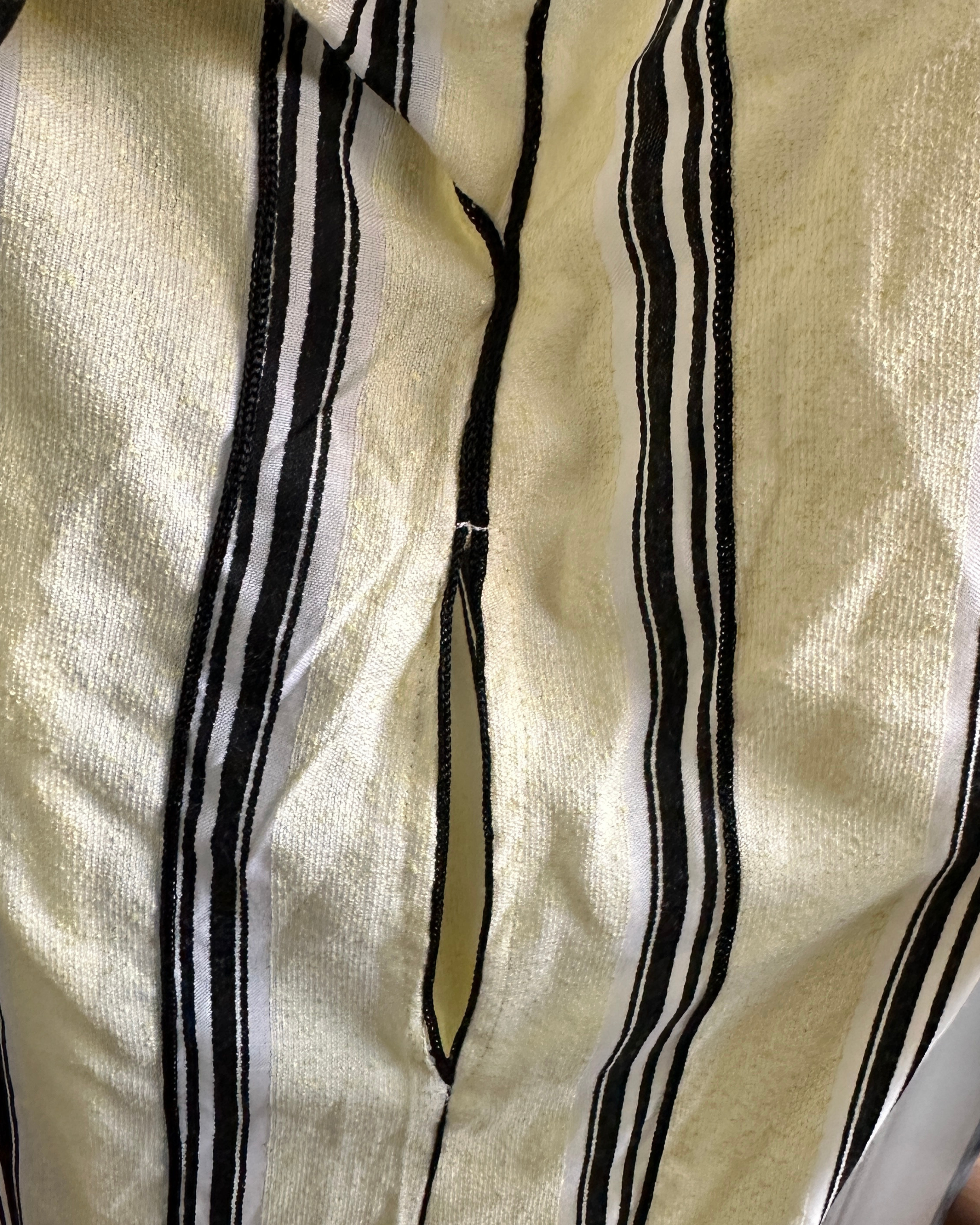 Djellaba marocaine à rayure - avec pantalon