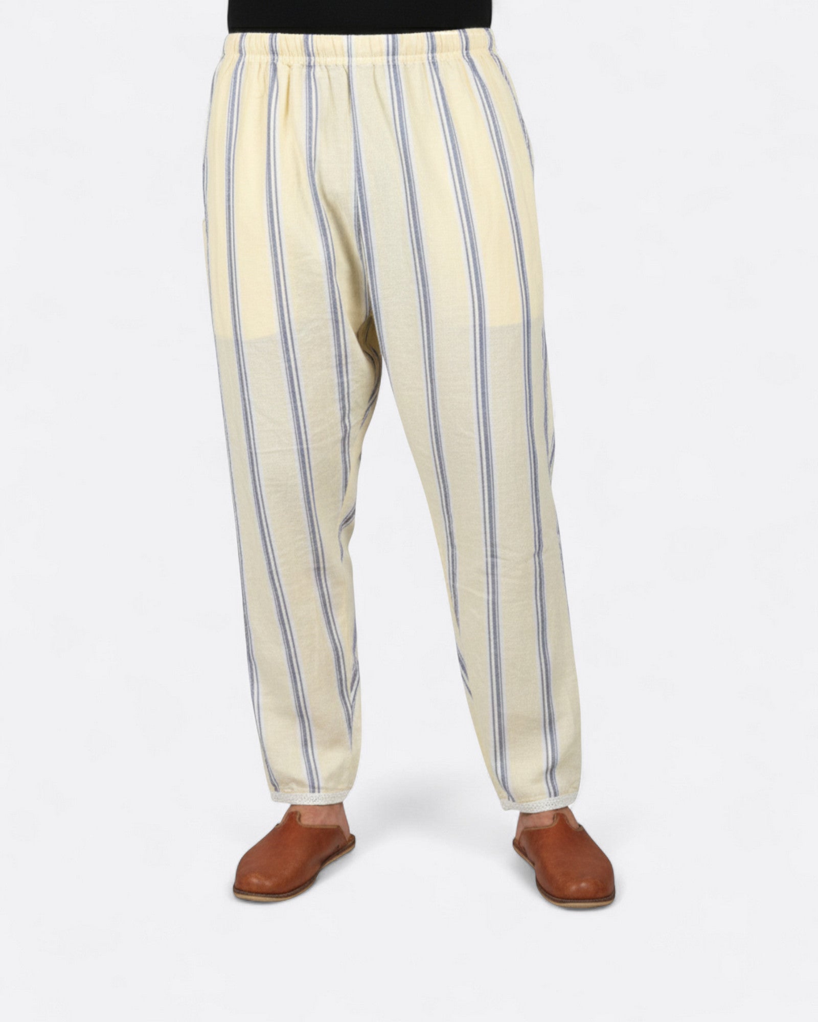 Djellaba marocaine à rayure - avec pantalon