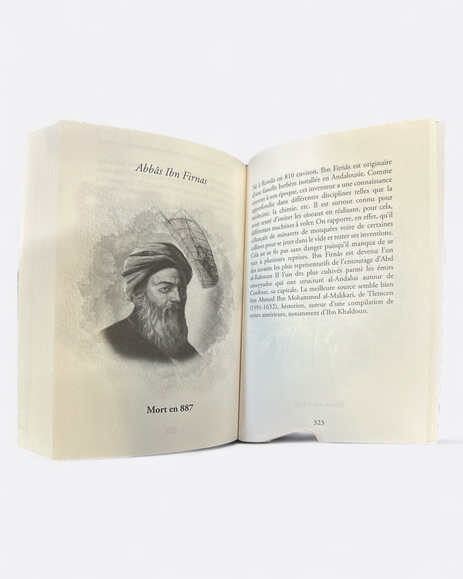 Bref Biographie de Abbas ibn Firnas dans un Extrait de La Saga : Saladin | Tome 2 : Lyess Chacal - Edition Oryms