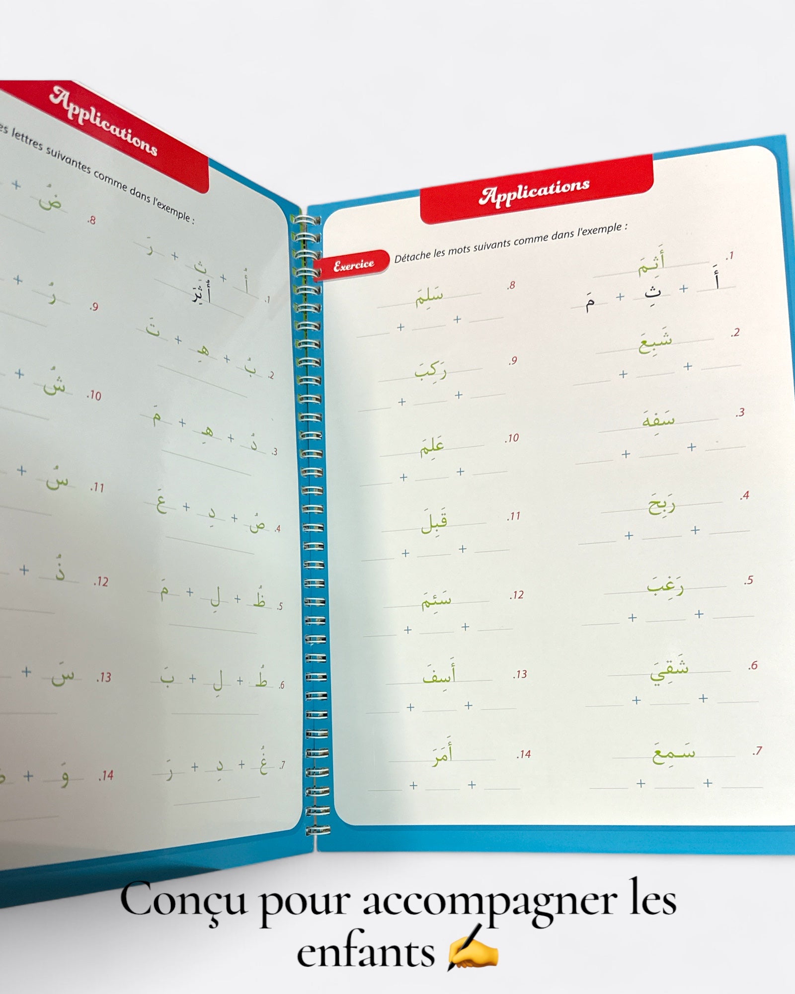 Livre Effaçable : Mon guide d'écriture en Arabe pour les petits + 28 Vidéos Youtube - Pr Chadhouli Said