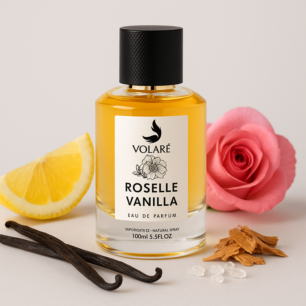 Eau de parfum - ROSELLE VANILLA - VOLARÉ 100 ml