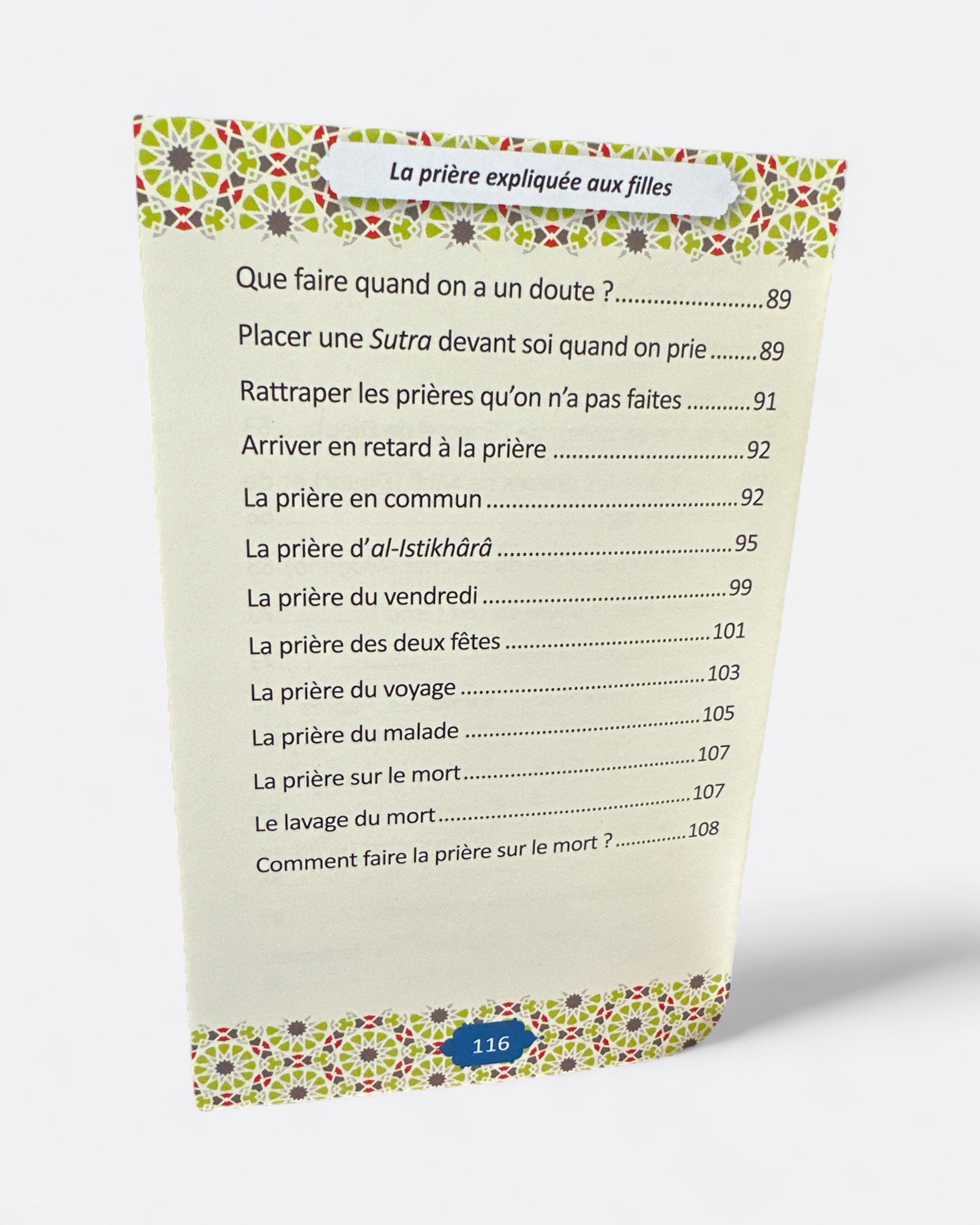 La prière expliquée aux filles & aux garçons- Edition Maison d'Ennour