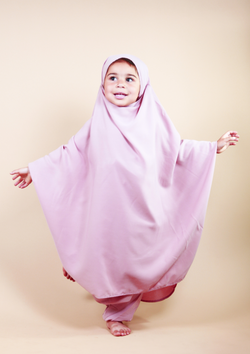 Jilbab with child sarouel