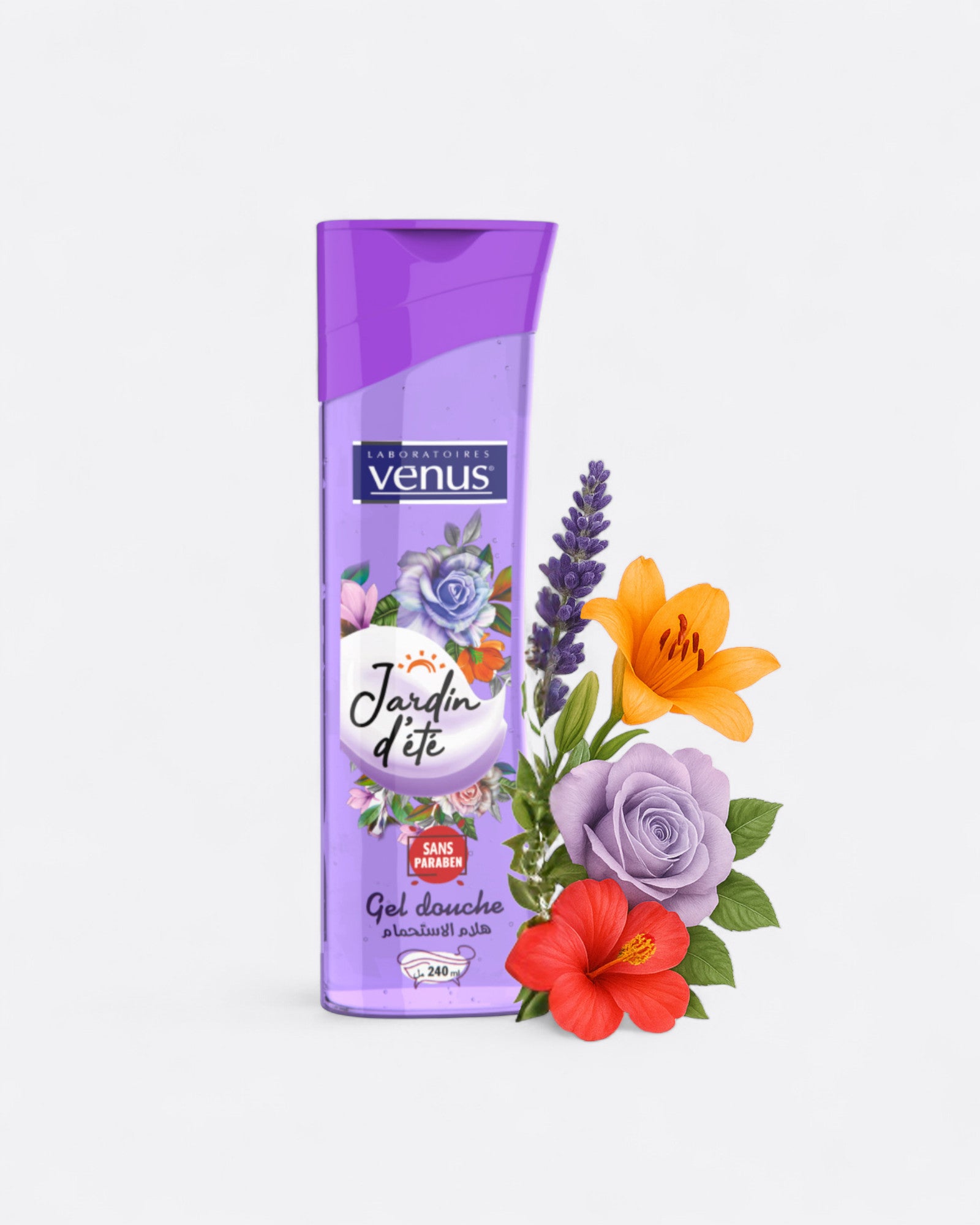 Gel douche - Jardin d'été 240 ml - Laboratoires Vénus