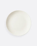 Grande assiette blanche céramique Taous - ⌀35 cm