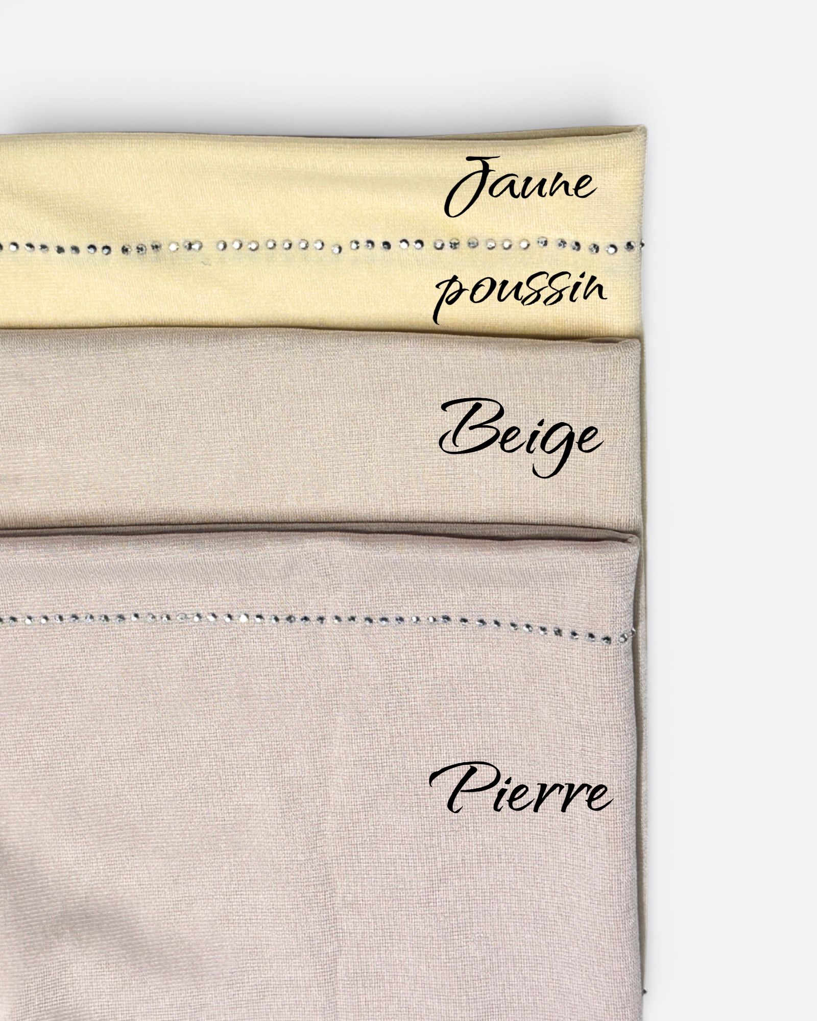 Hijab jersey premium avec strass