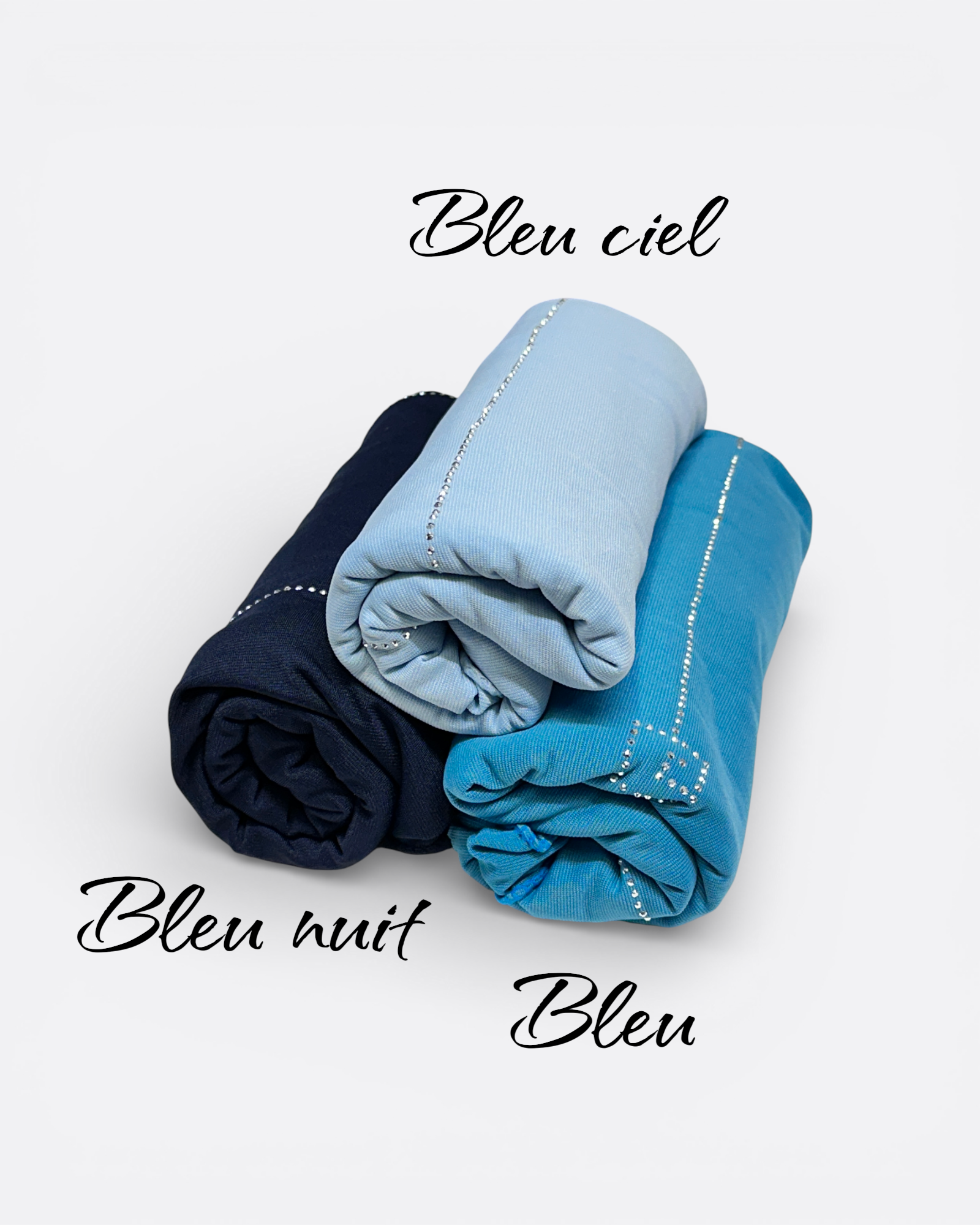 Hijab jersey premium avec strass