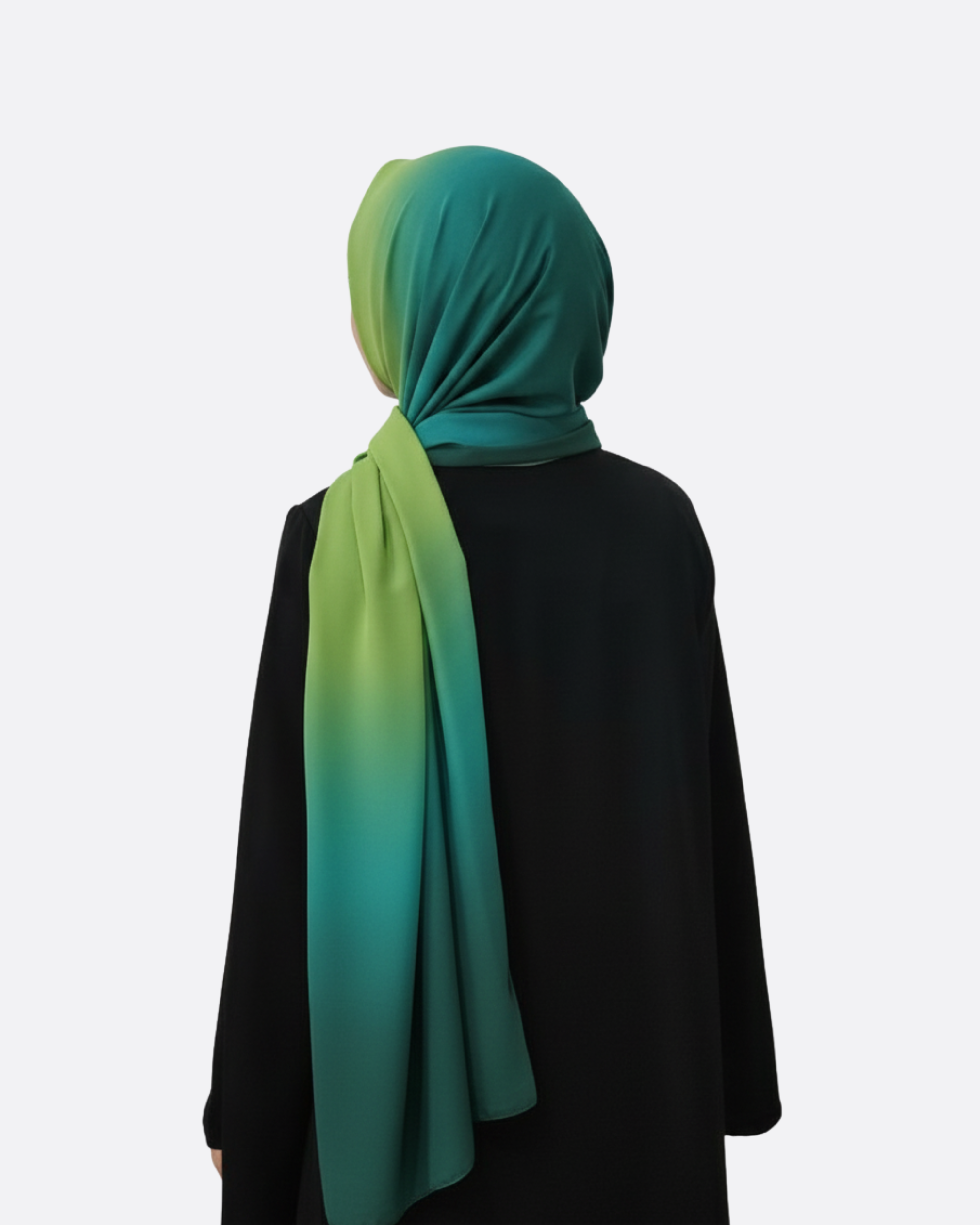 Hijab opaque dégradé