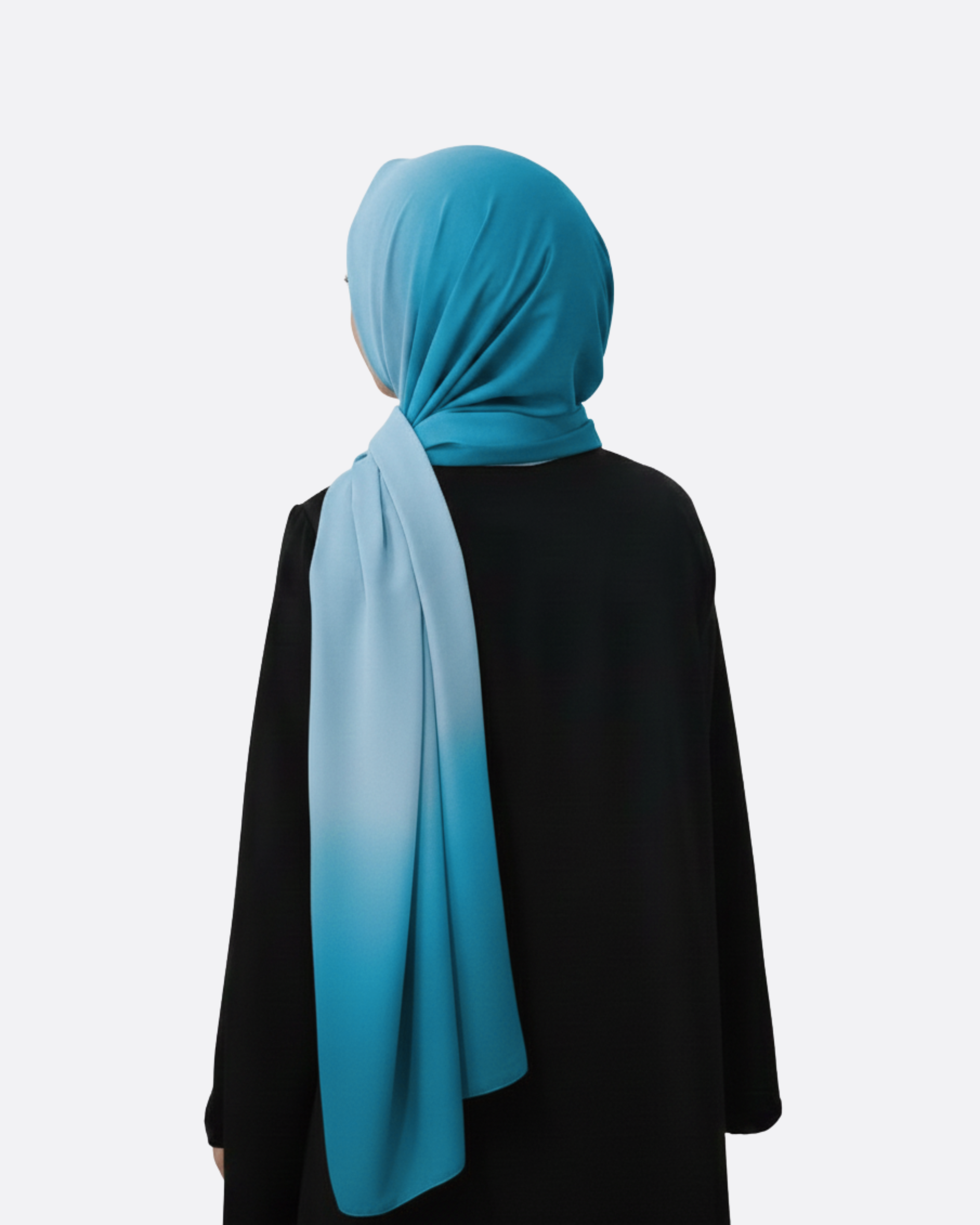 Hijab opaque dégradé