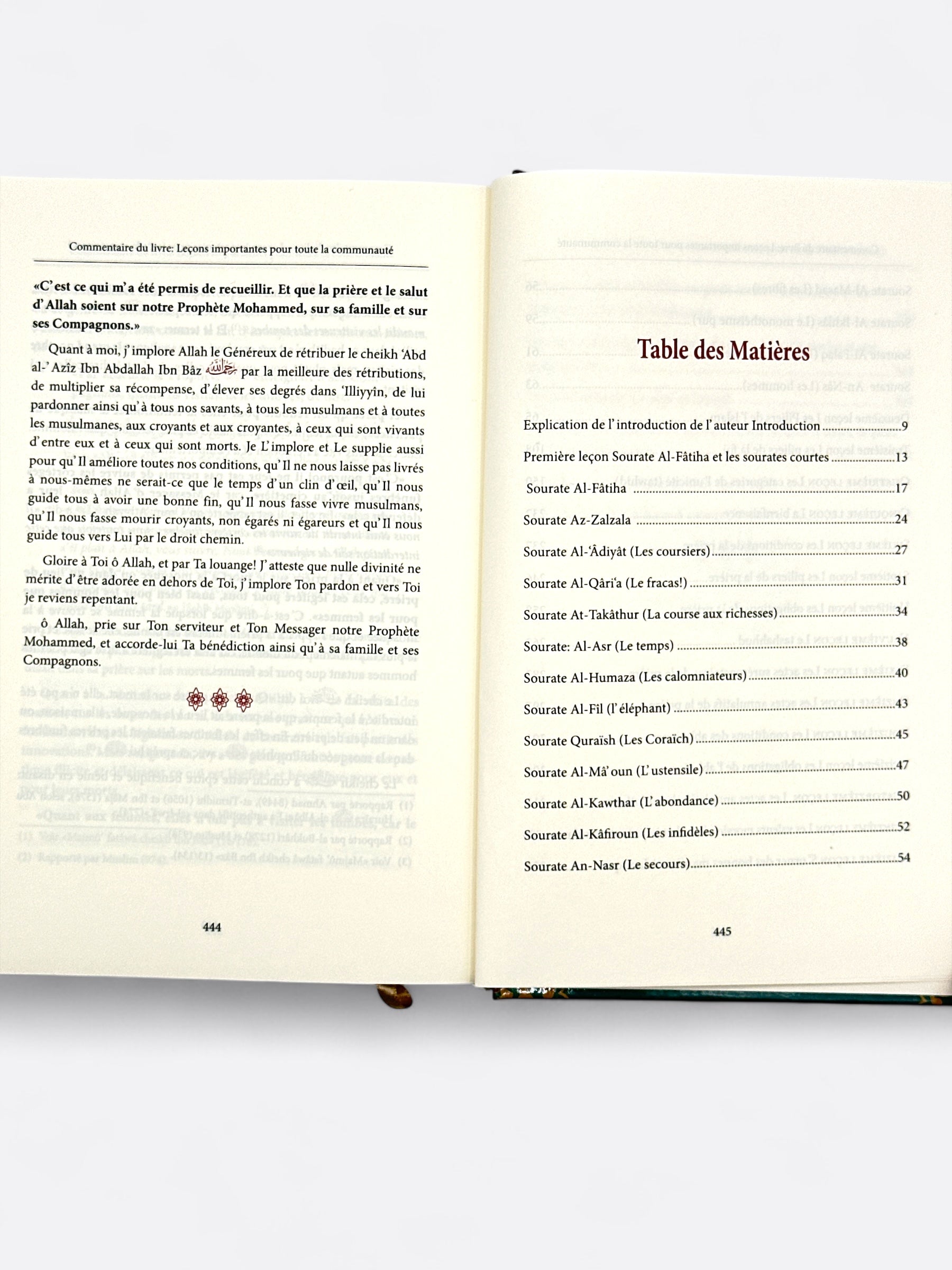 Commentaire : Les Leçons Importantes Pour toute la Communauté - Imam Ibn Bâz / Abd al Razzaq Al Badr