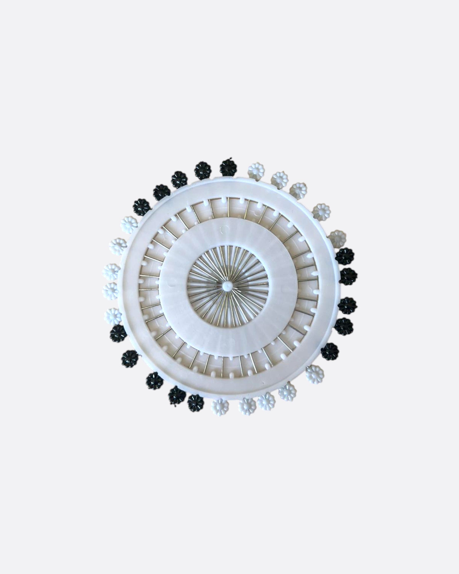 Pack de 90 épingles noir & blanc hijab