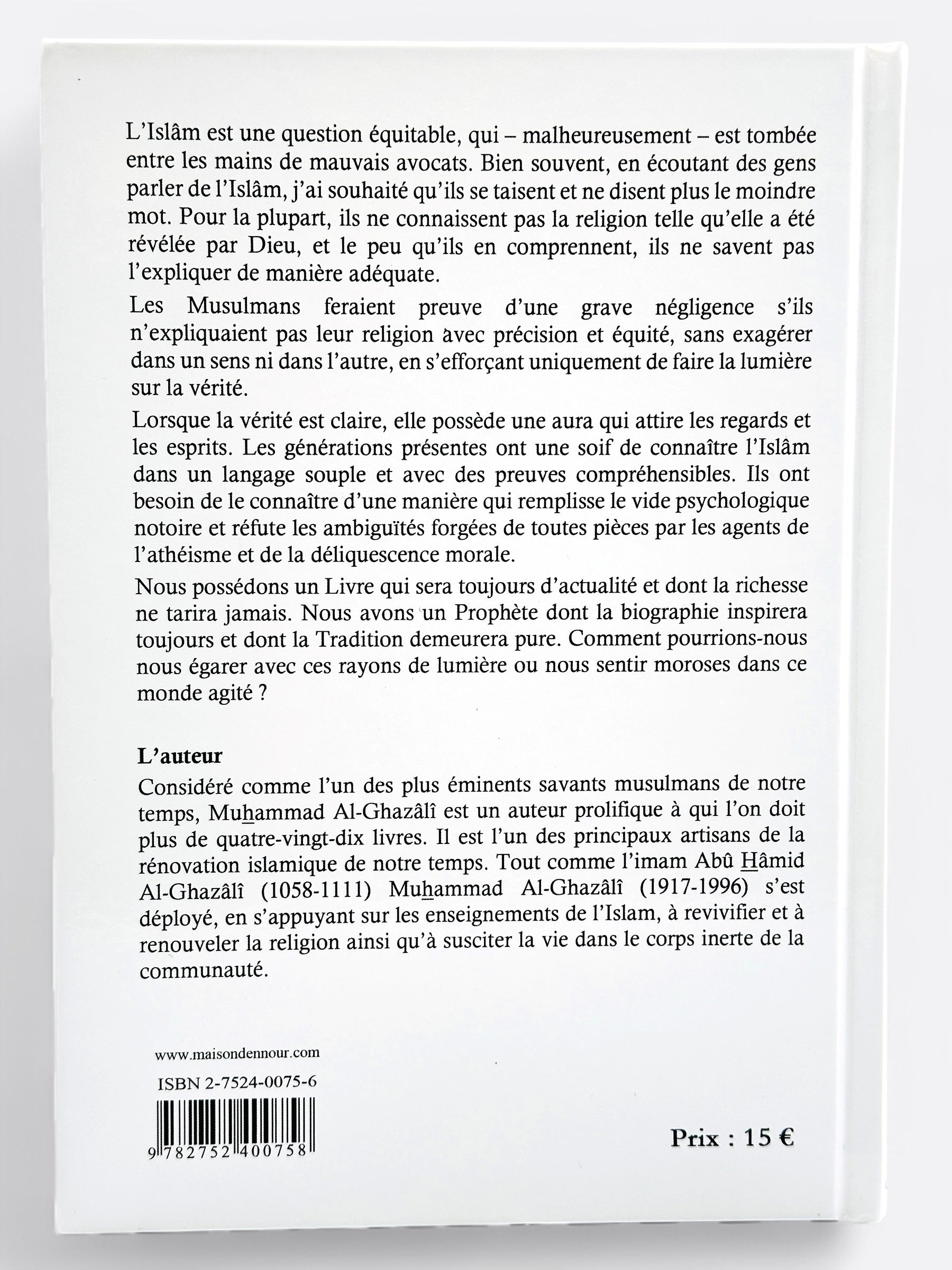Ceci est notre Religion - Muhammad Al-Ghazâlî - Edition Maison d'Ennour