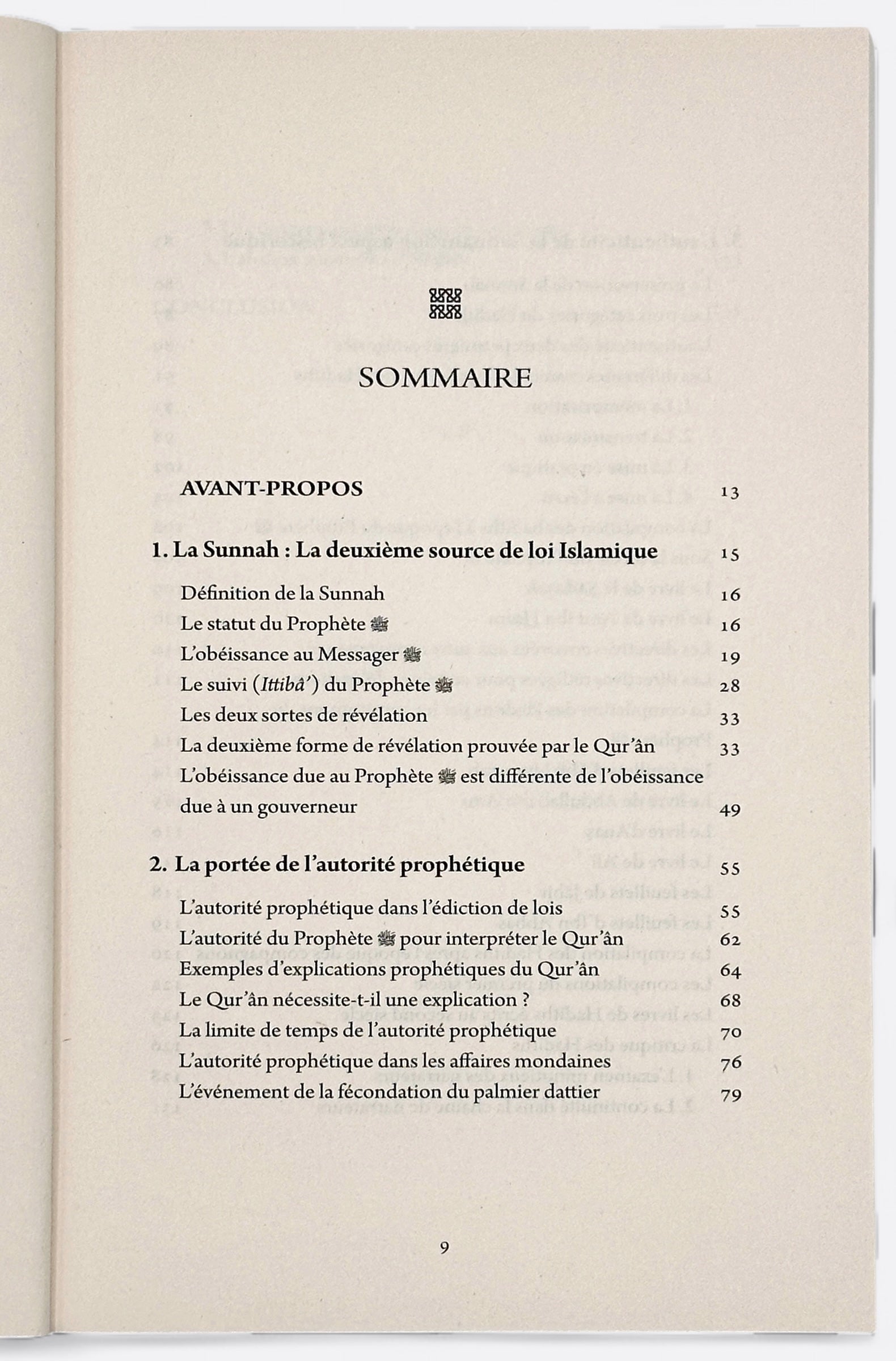 La Sunnah : son histoire, son statut, son autorité - Mufti Muhammad Taqi Usmani