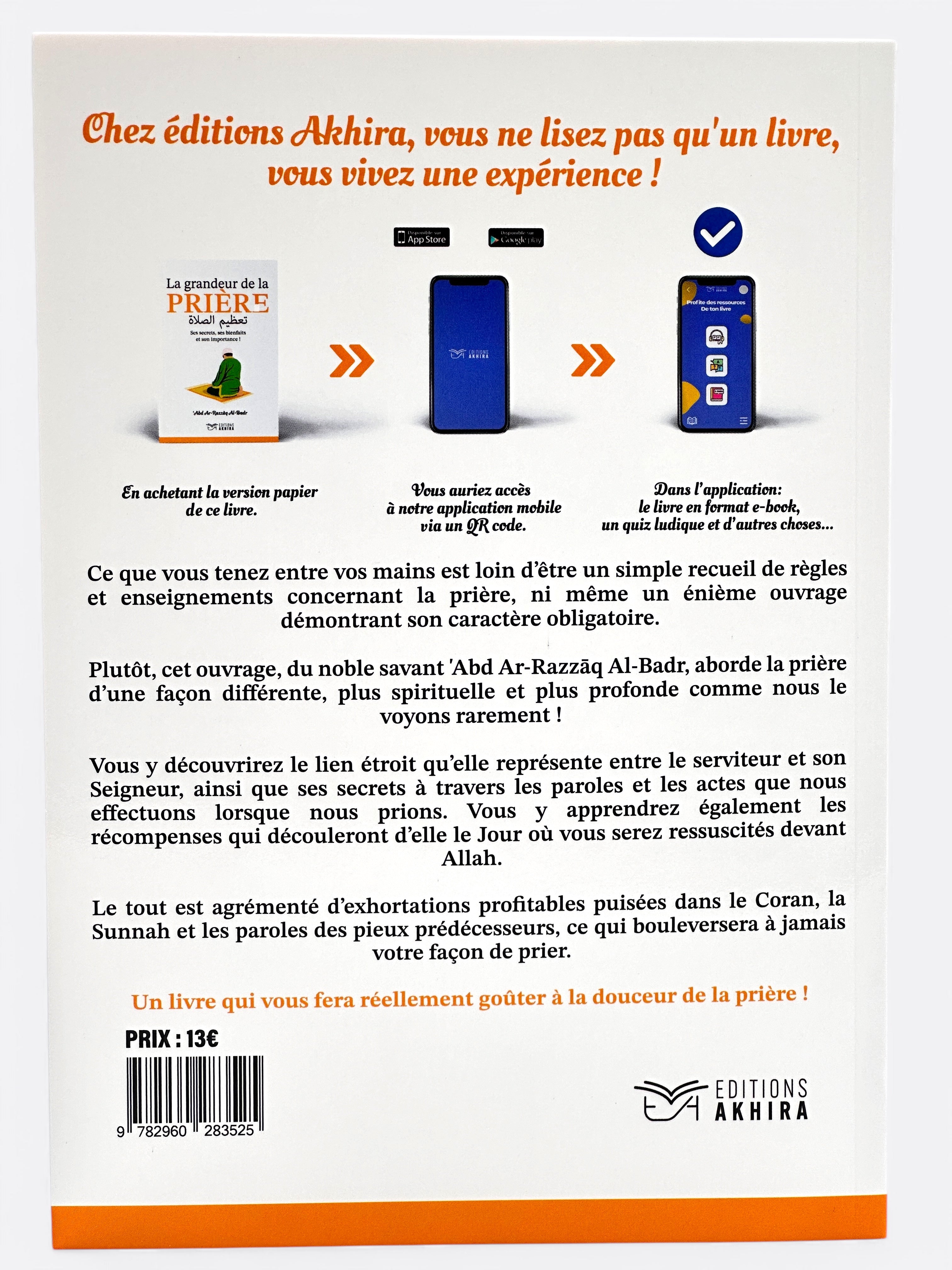 La Grandeur de la Prière - Cheikh ‘Abd Ar-Razzāq Al-Badr - Edition Akhira