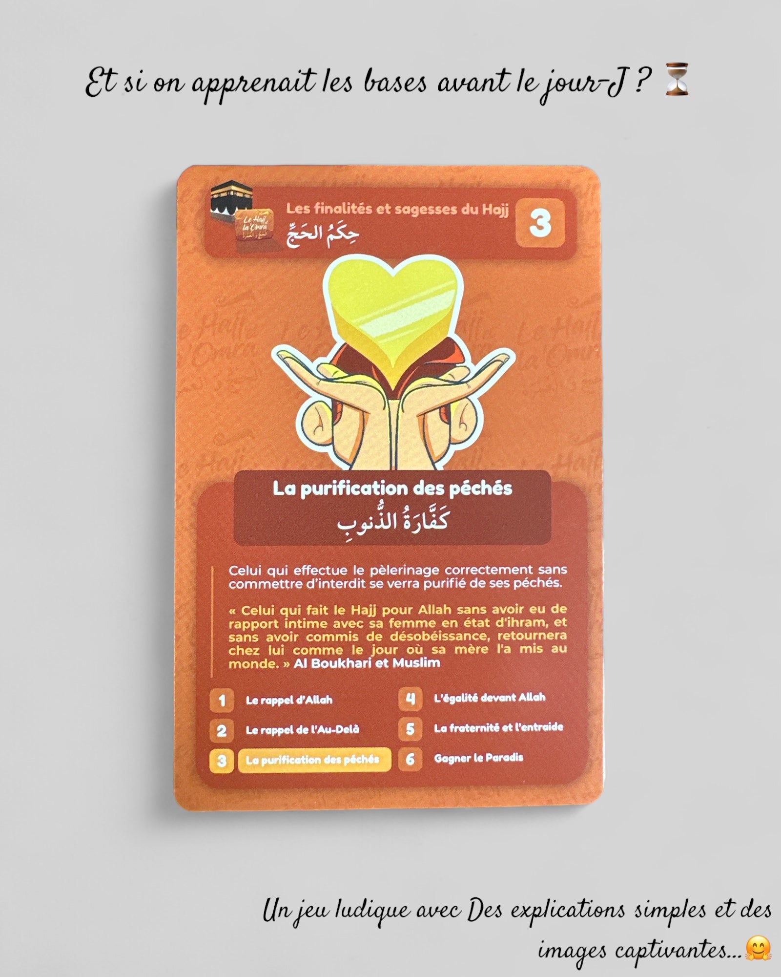 LE JEU DES 7 FAMILLES : Le Hajj et La 'Omra - 5 ans et Plus