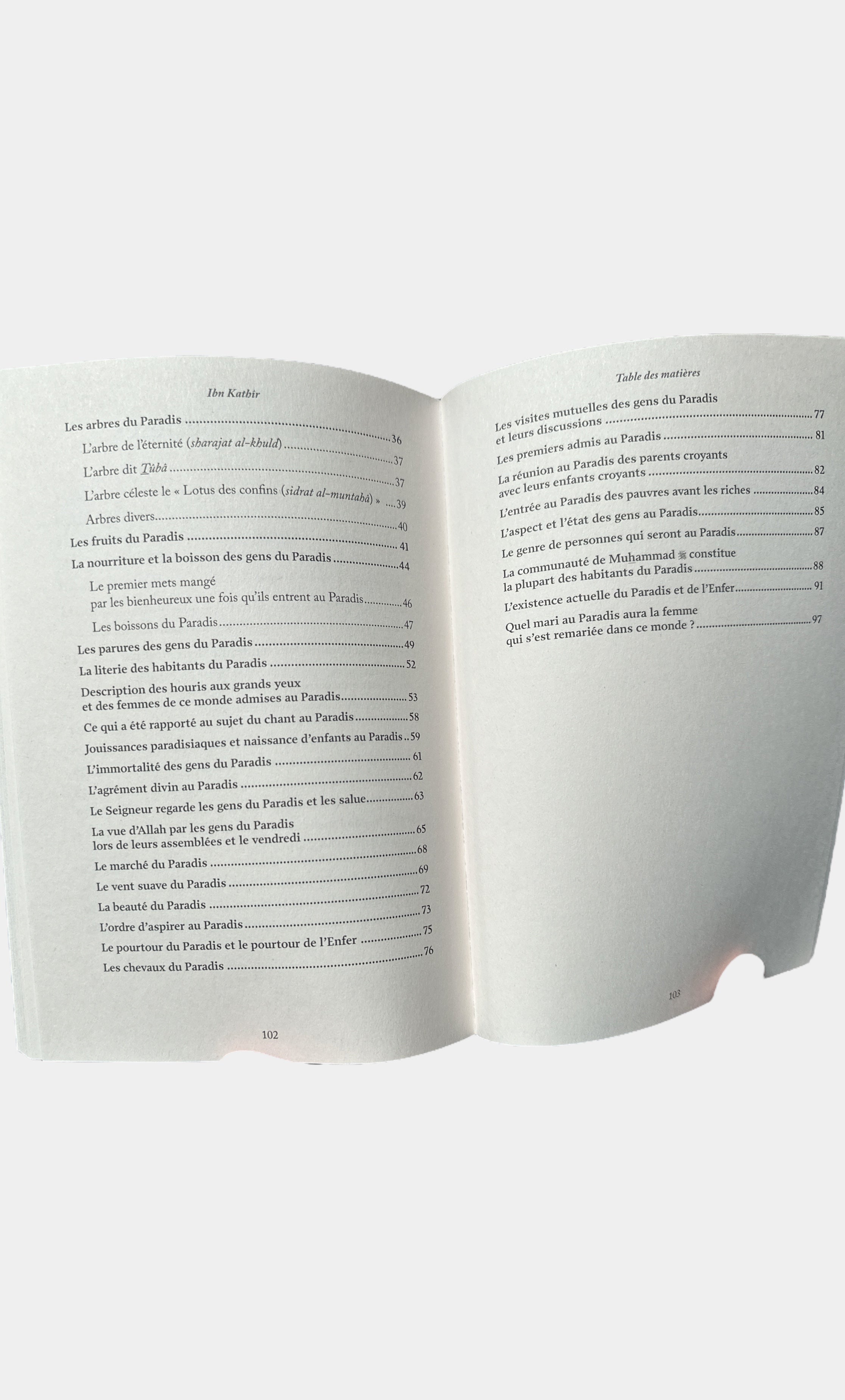 La Description Authentique du PARADIS & Ses Délices - Ibn Kathir - Editions Al Hadith