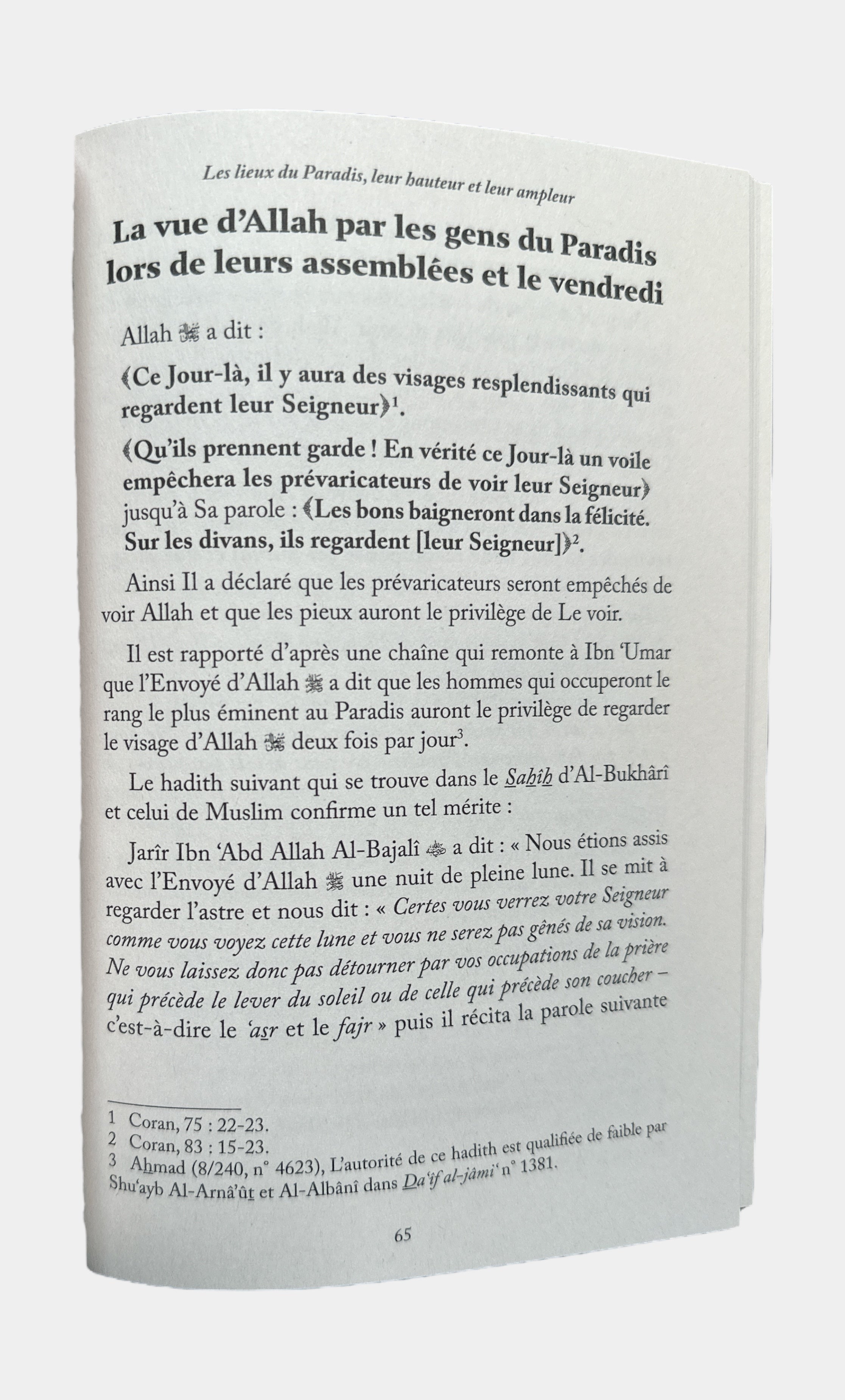 La Description Authentique du PARADIS & Ses Délices - Ibn Kathir - Editions Al Hadith