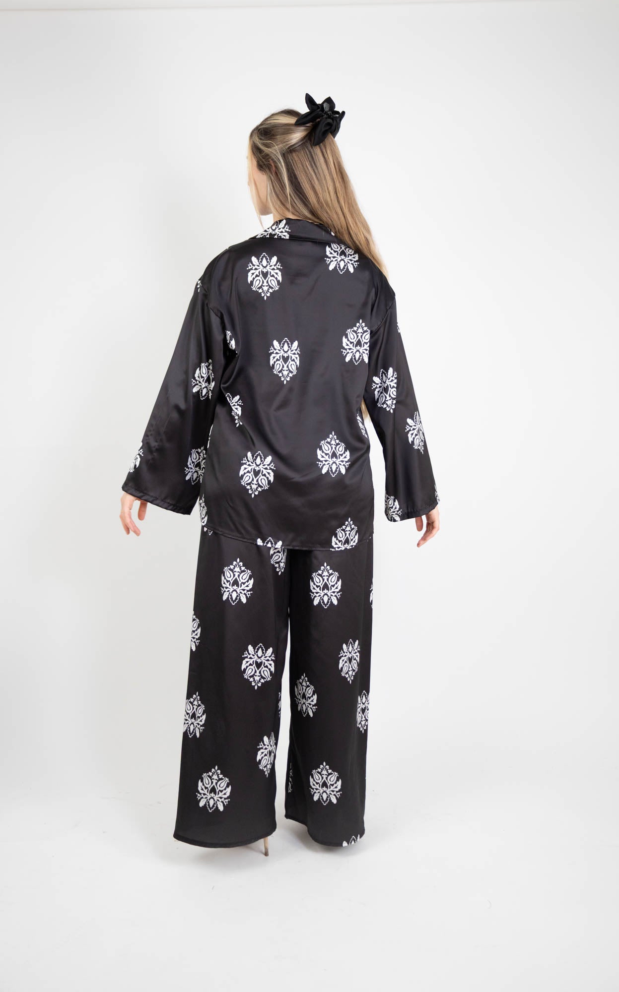 Ensemble Femme satiné – Fleuri