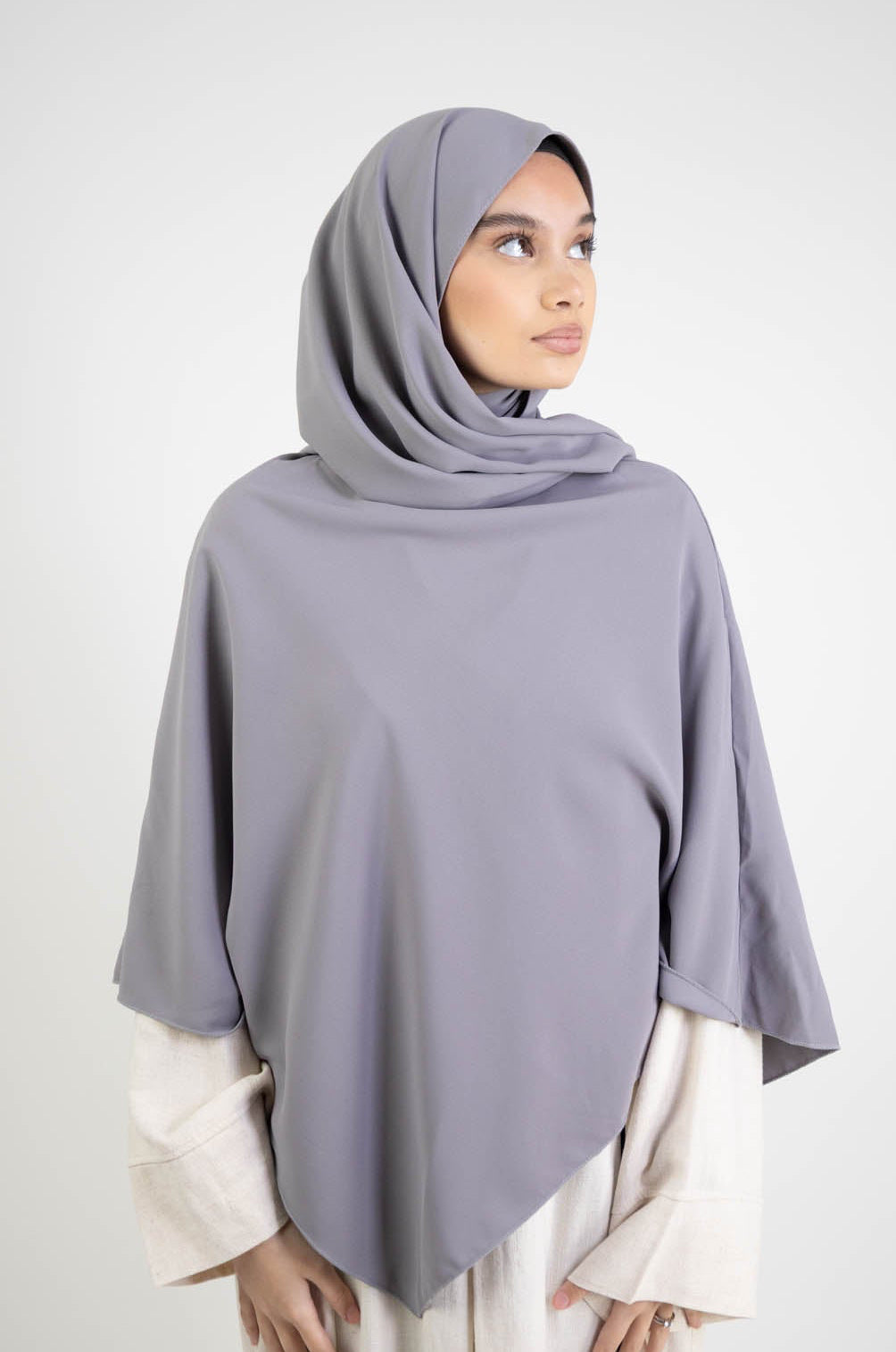 Hijab/khimar Cape - Voile Long & Couvrant 2 en 1